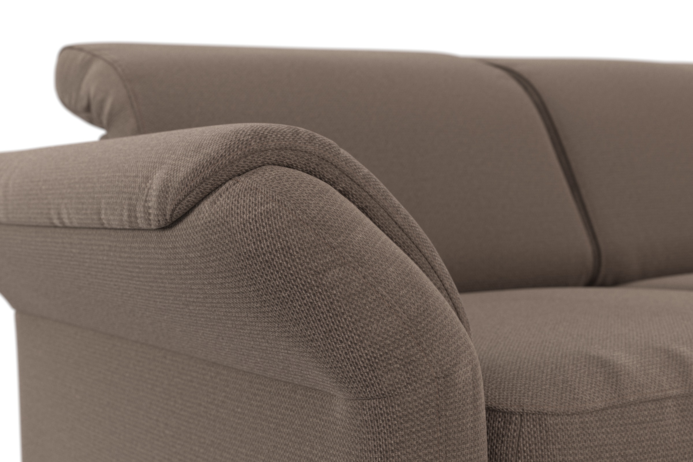 sit&more Ecksofa »Apulia L-Form«, wahlweise Bettfunktion, Bettkasten und Kopf- und Armteilverstellung