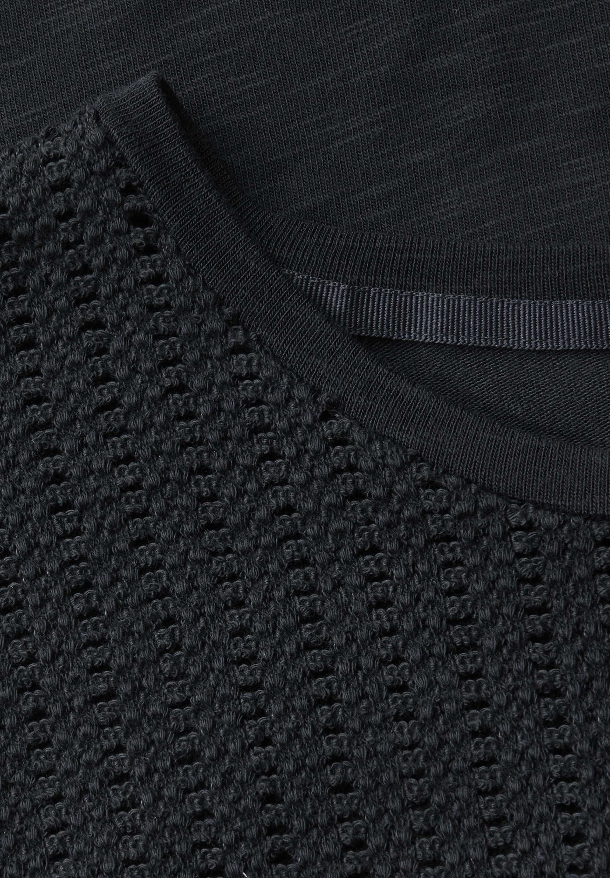 STREET ONE T-Shirt, aus elastischem Materialmix
