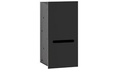 Emco Schrankmodule »Asis 2.0 WC-Papier-Modul Unterputz«, Anschlag links, schwarz (346 mm) kaufen