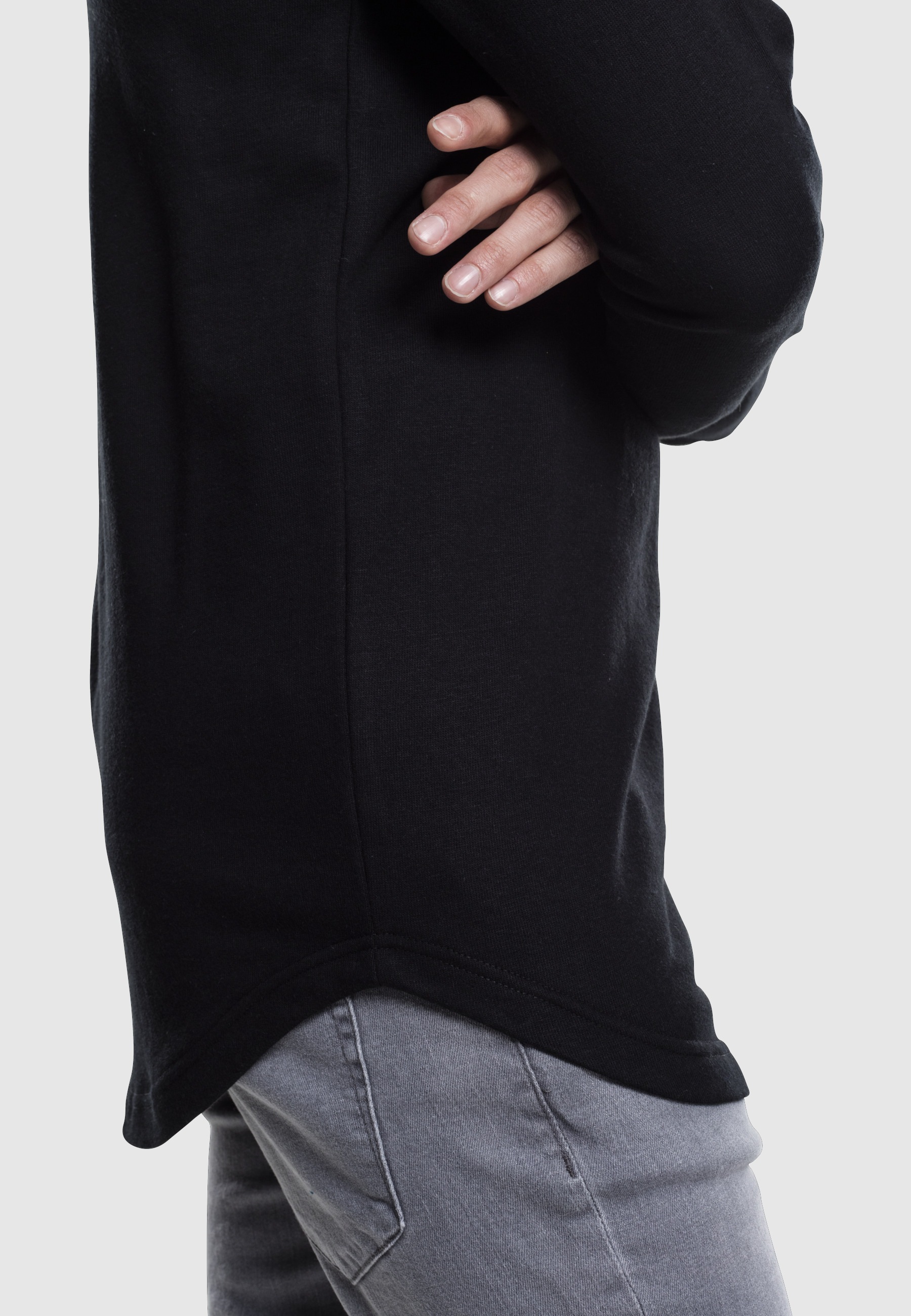 URBAN CLASSICS Hoodie »Urban Classics Herren Long Shaped Terry Hoody«, 1 Stk.
