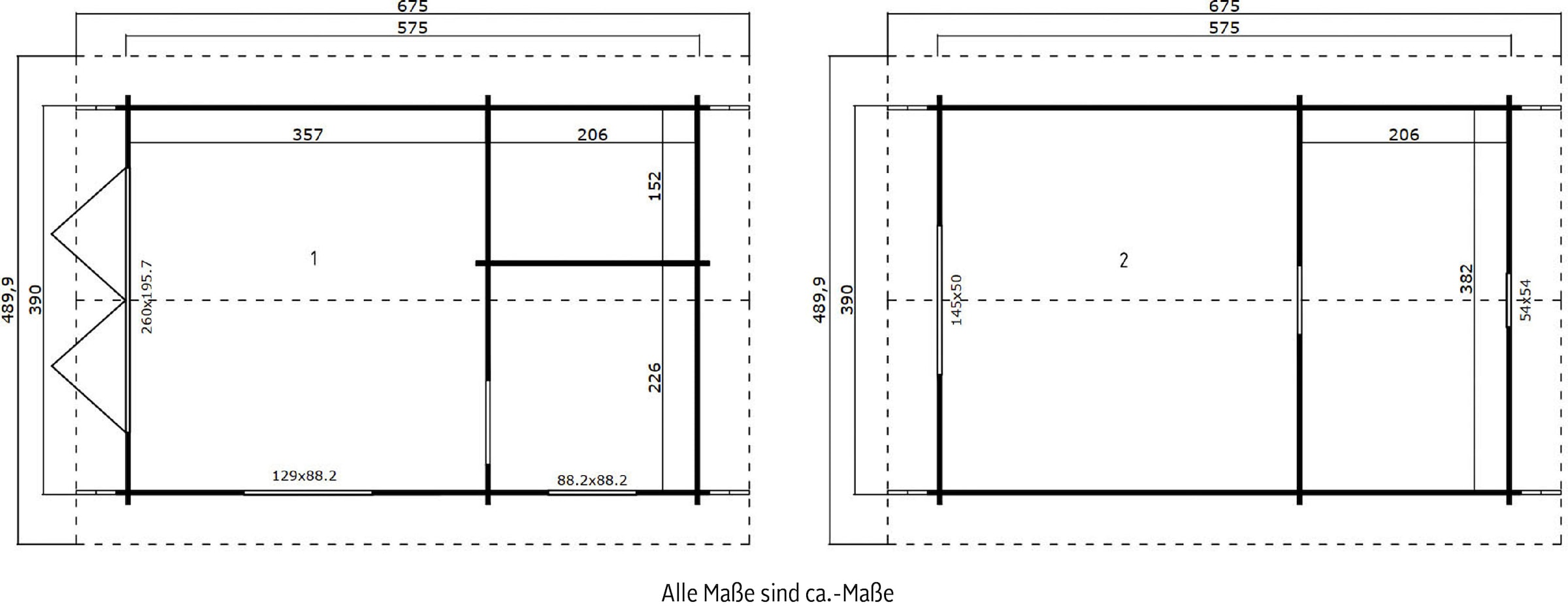 LASITA MAJA Gartenhaus »CAROLINE«, (Set, inkl. Fußbodenbretter zum Verlegen)