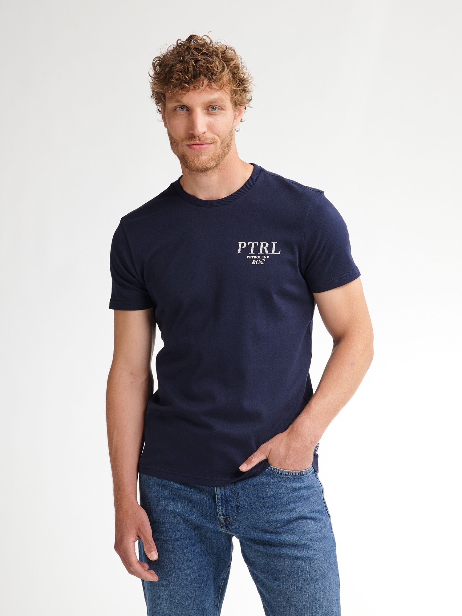Petrol Industries T-Shirt, mit Logo Schriftzug günstig online kaufen