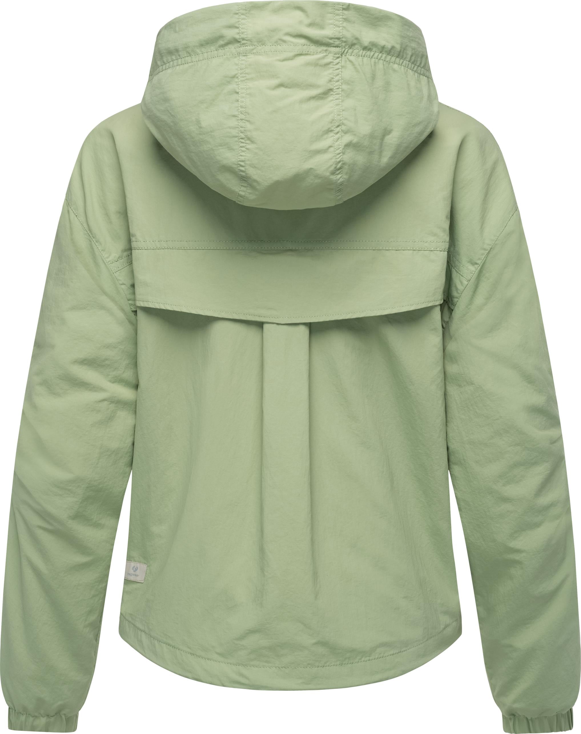 Ragwear Outdoorjacke »Cerys«, mit Kapuze, kurze Damen Übergangsjacke mit verstaubarer Kapuze