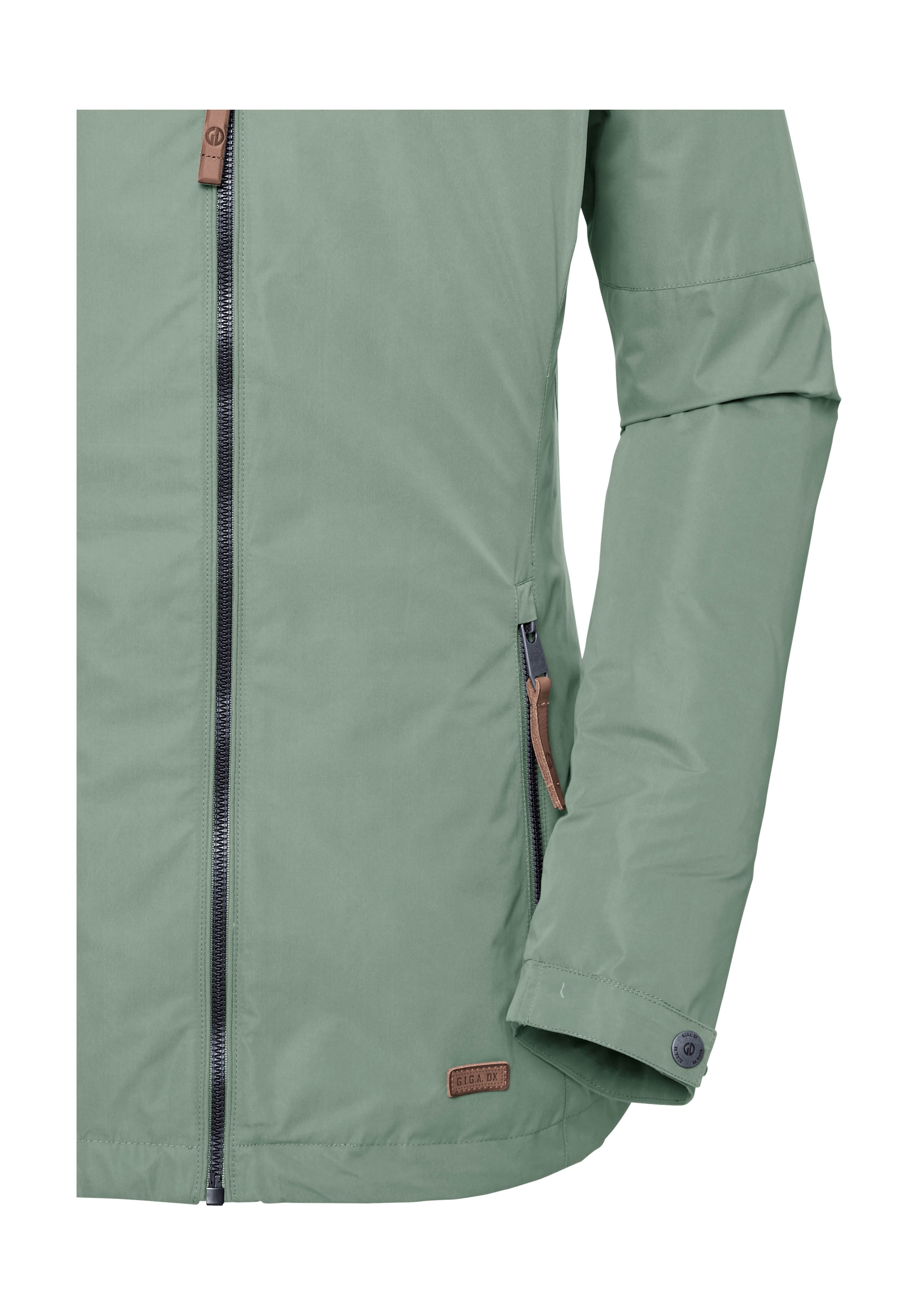 G.I.G.A. DX by killtec Funktionsjacke »GS 18 WMN JCKT«, Wasserabweisende Jacke mit Kapuze, Kinnschutz und viel Stauraum