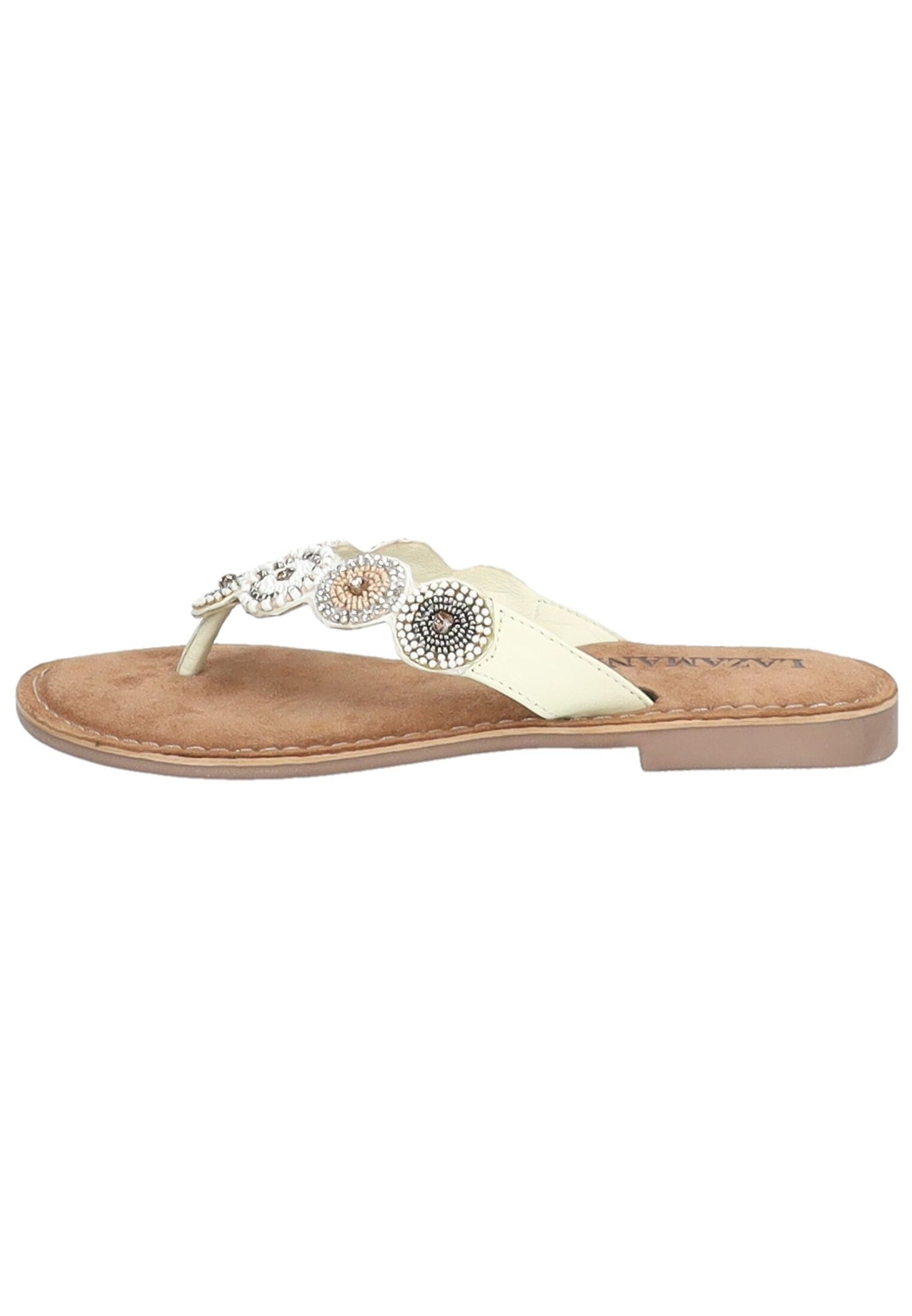 Lazamani Zehentrenner »Lazamani Sandalen Leder/Textil«