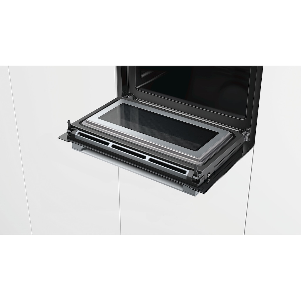 BOSCH Backofen mit Mikrowelle »CMG636BS1«, CMG636BS1, ecoClean Direct