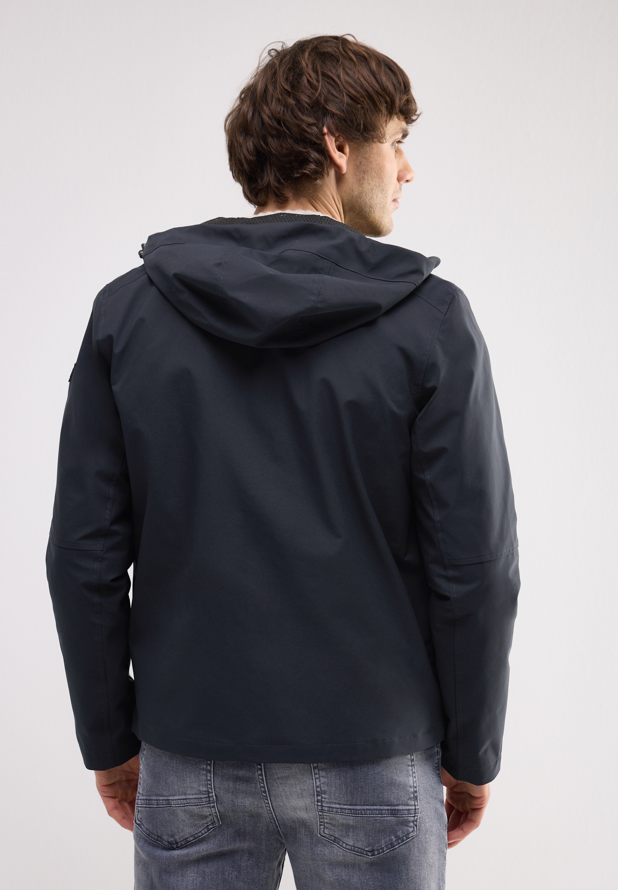 STREET ONE MEN Softshelljacke mitKapuze wasserabweisend günstig online kaufen