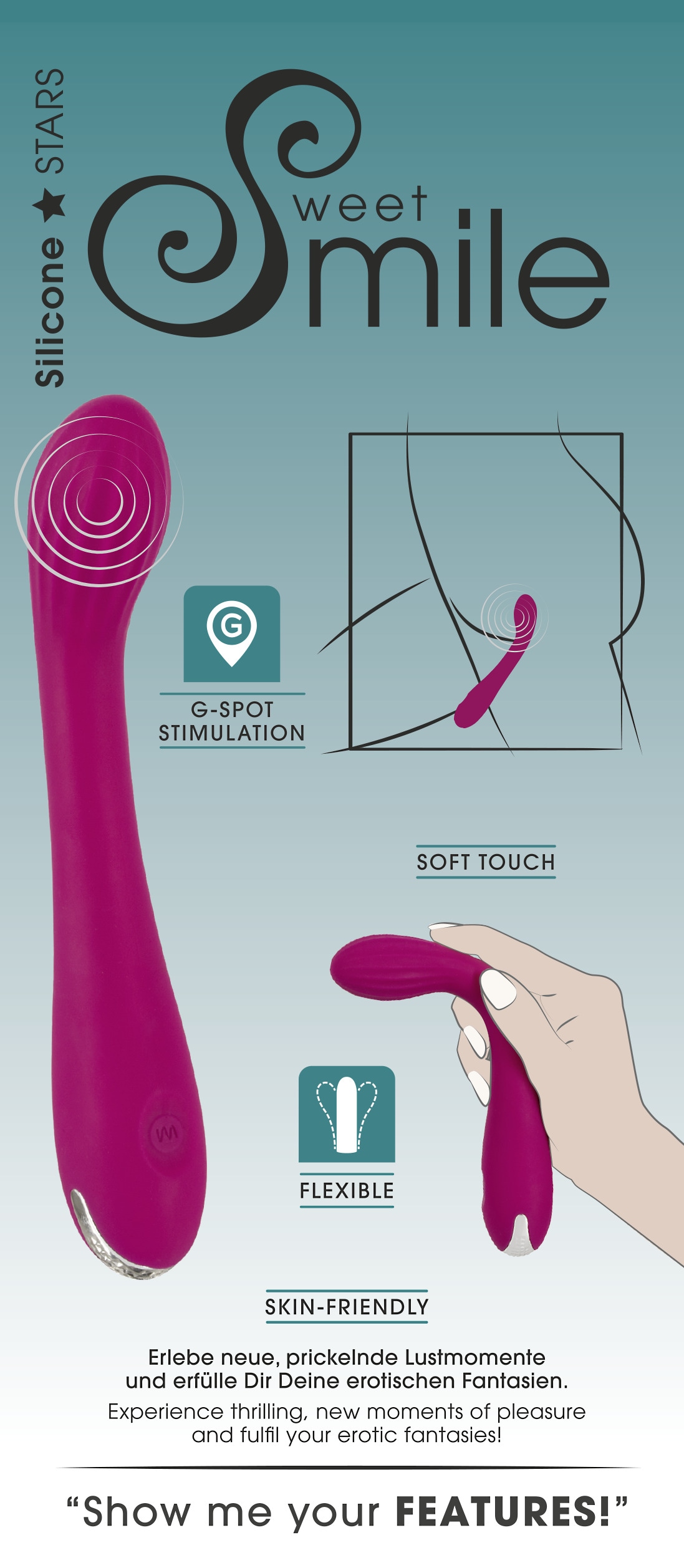 Sweet Smile Vibrator »G-Punkt Vibrator G-Spot Vibrator«