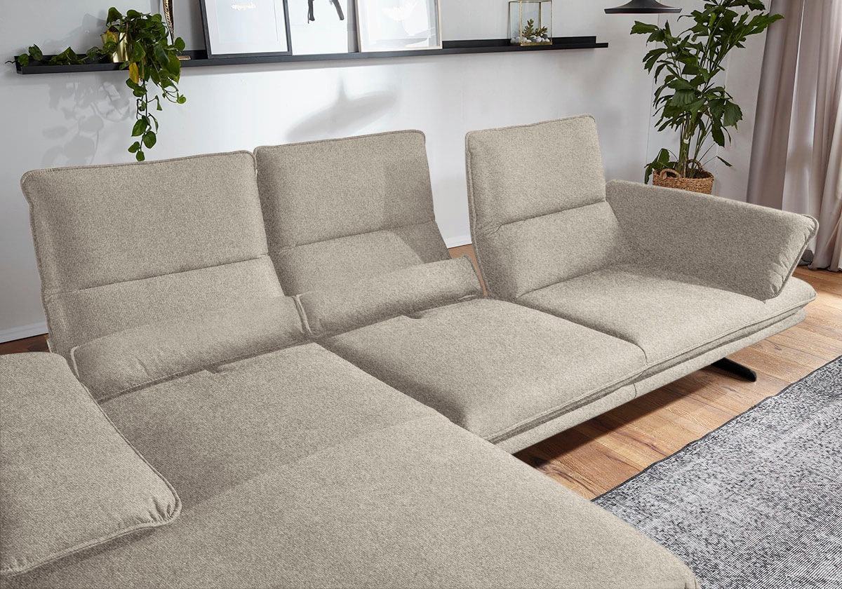 W.SCHILLIG Ecksofa "broadway, Designsofa mit tollem Sitzkomfort", Sitztiefe günstig online kaufen