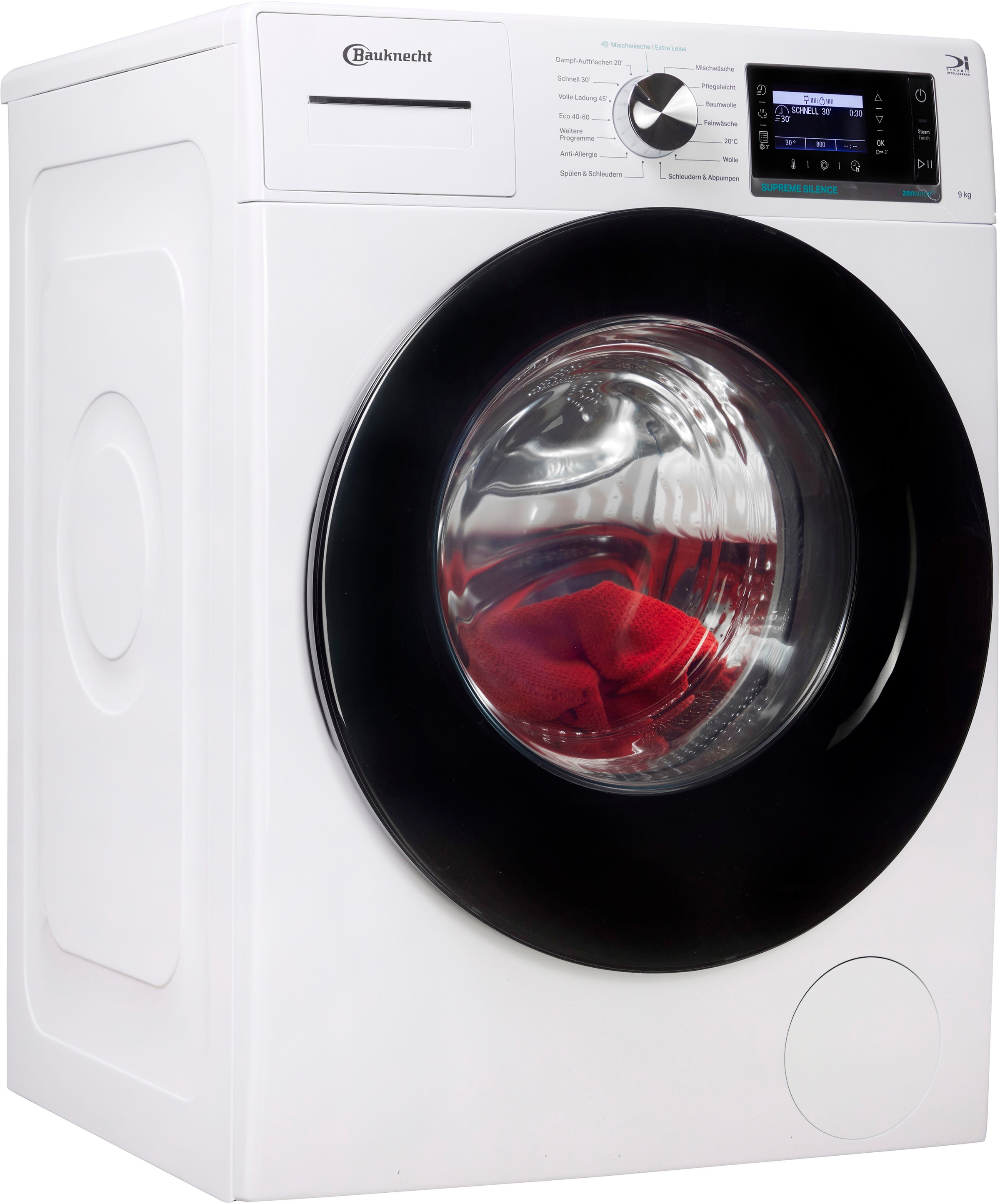 BAUKNECHT Waschmaschine "B6R 98E SILENCE DE" 9 kg 1400 U/min Dampfprogramm, günstig online kaufen