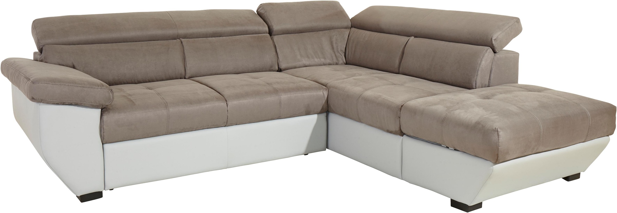 COTTA Ecksofa »Speedway L-Form«, mit Kopfteilverstellung, wahlweise mit Bettfunktion & Bettkasten