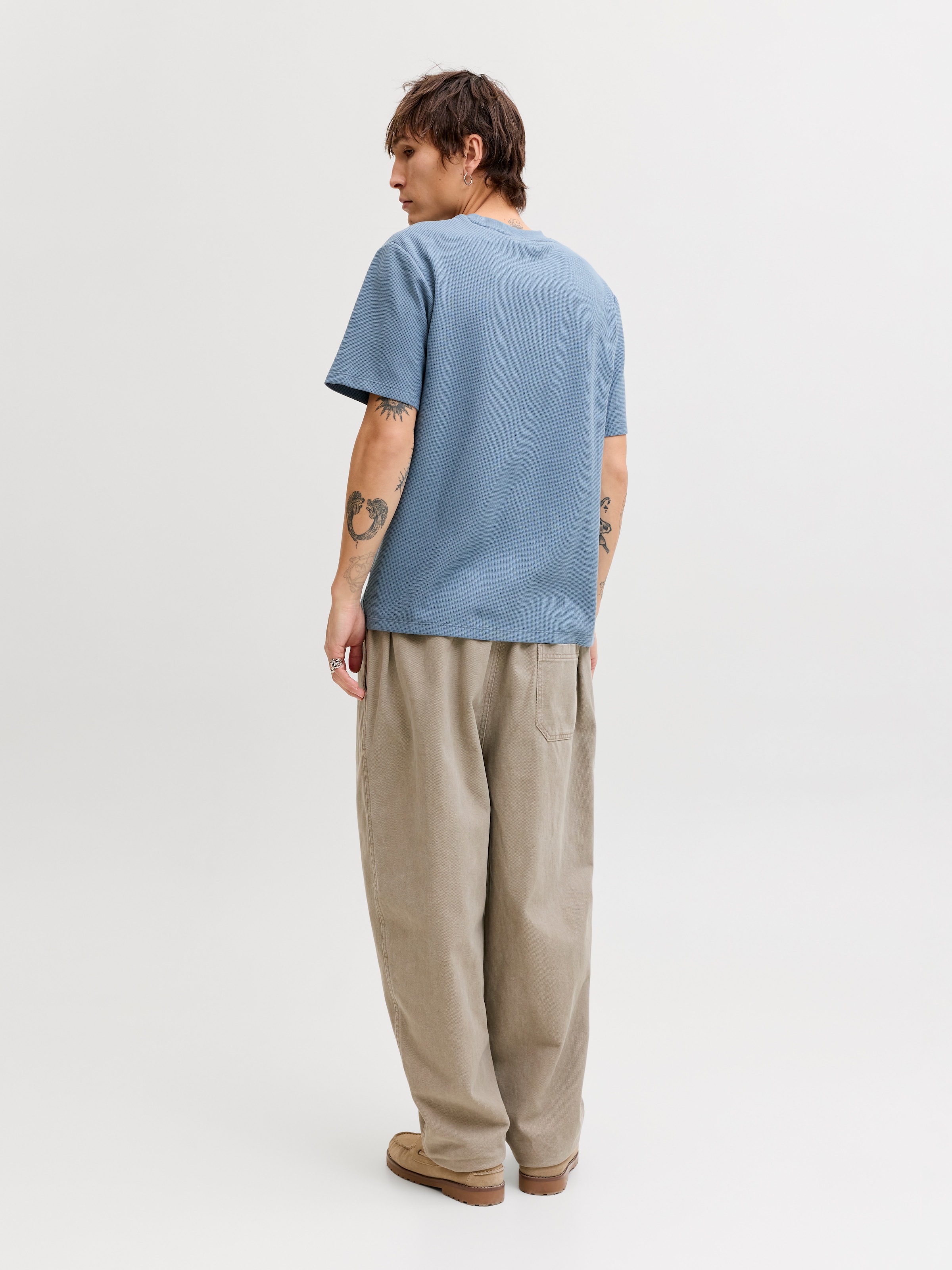 Jack & Jones JJEAUSTIN TEE SS NOOS T-Shirt Bleu Mirage L 7