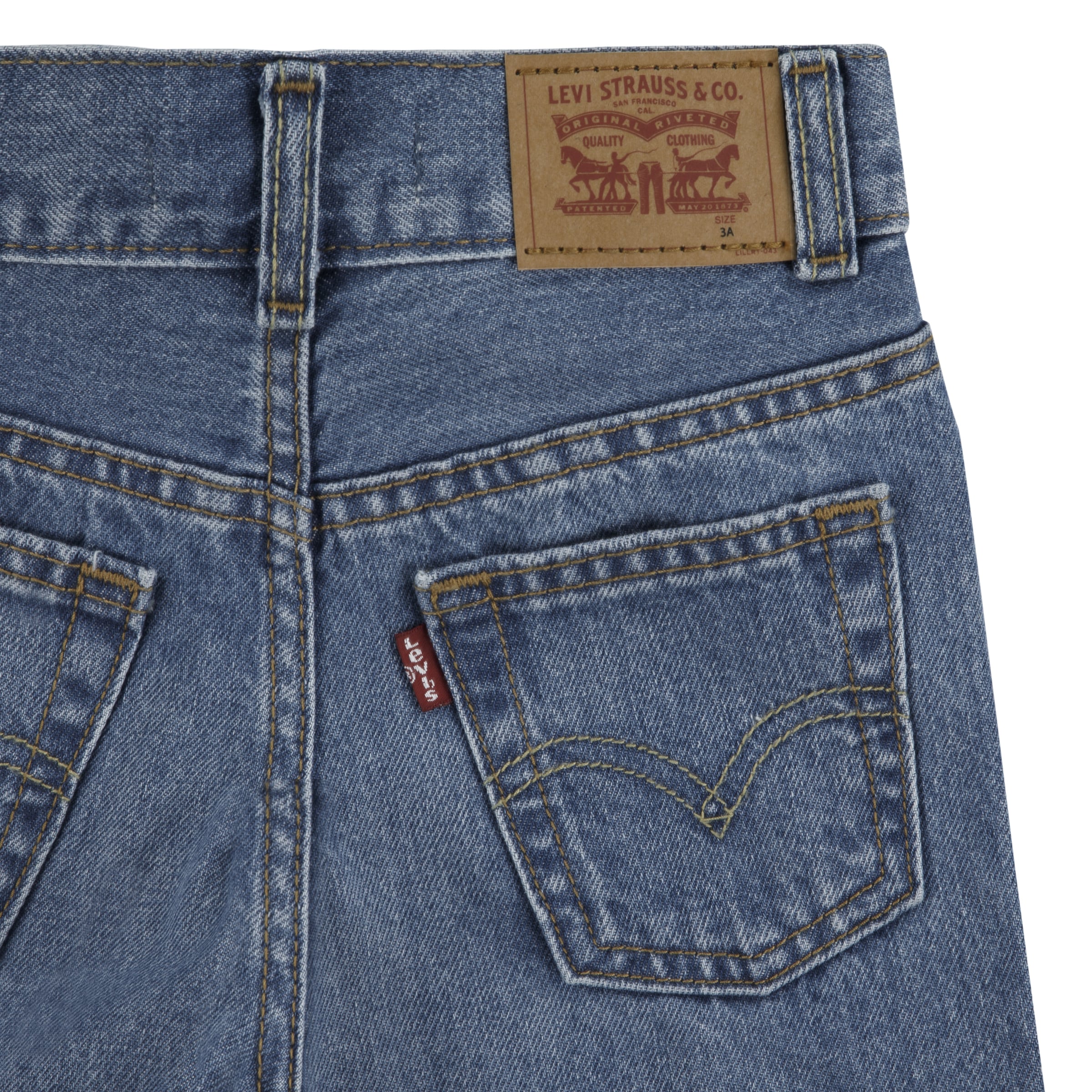 Levi's® Kids Jeansshorts, aus robustem Baumwolldenim
