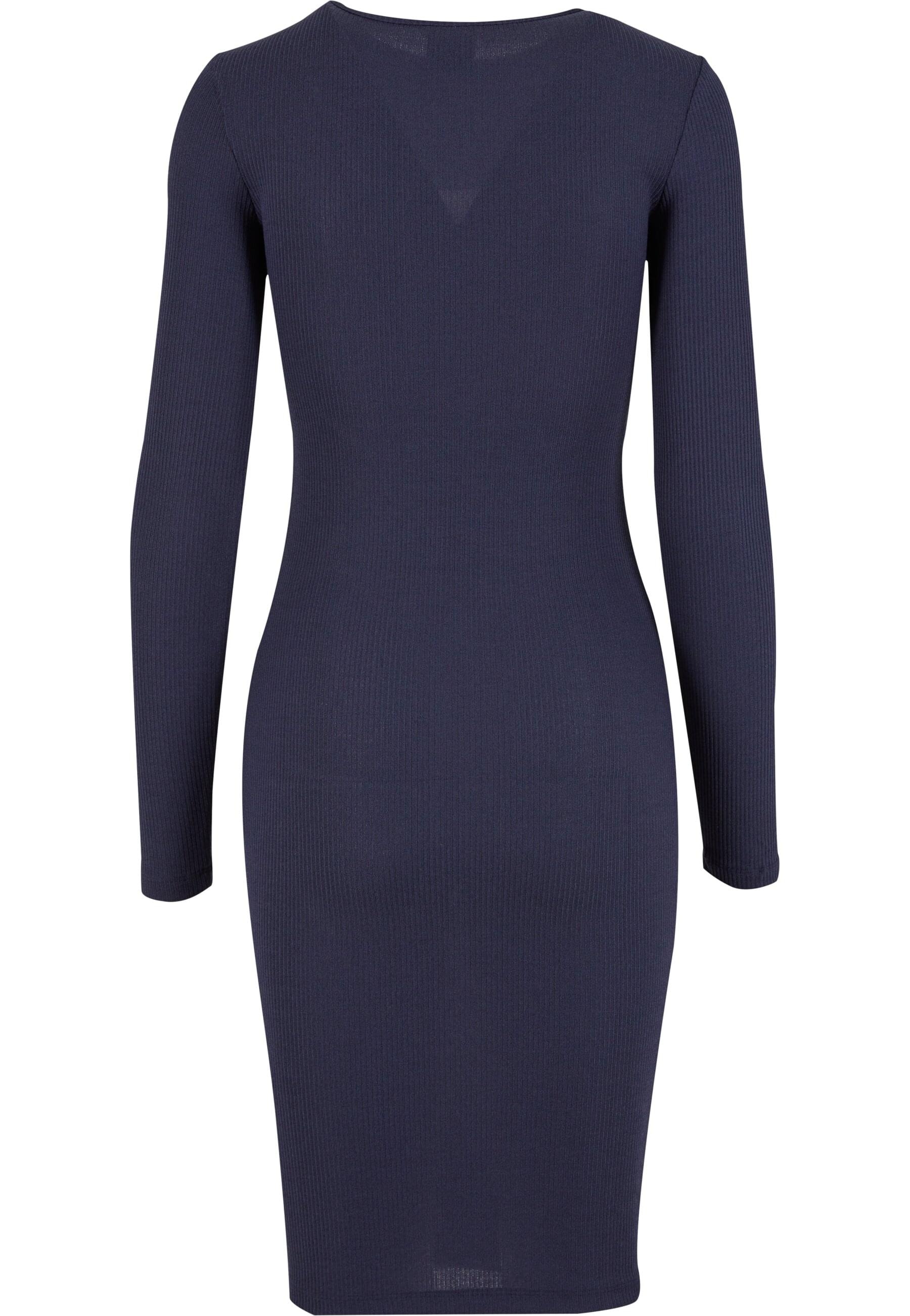 URBAN CLASSICS Shirtkleid »Urban Classics Damen Ladies Rib Dress«, (1 tlg.)