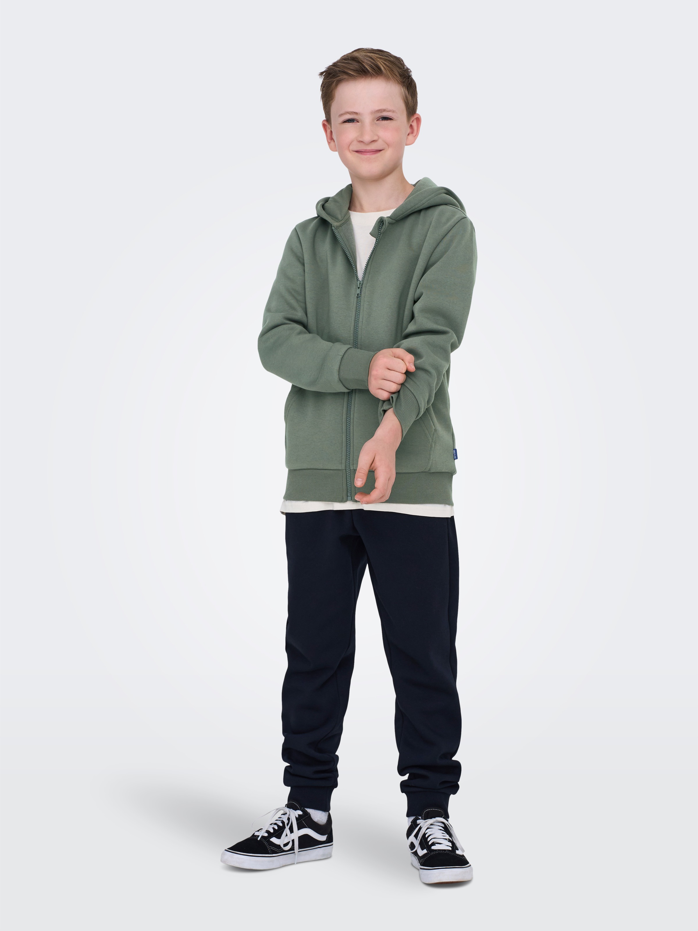 ONLY & SONS junior Kapuzensweatjacke »OSJCERES ZIP THR. HOODIE SWT NOOS« Baumwollmischung, regular fit
