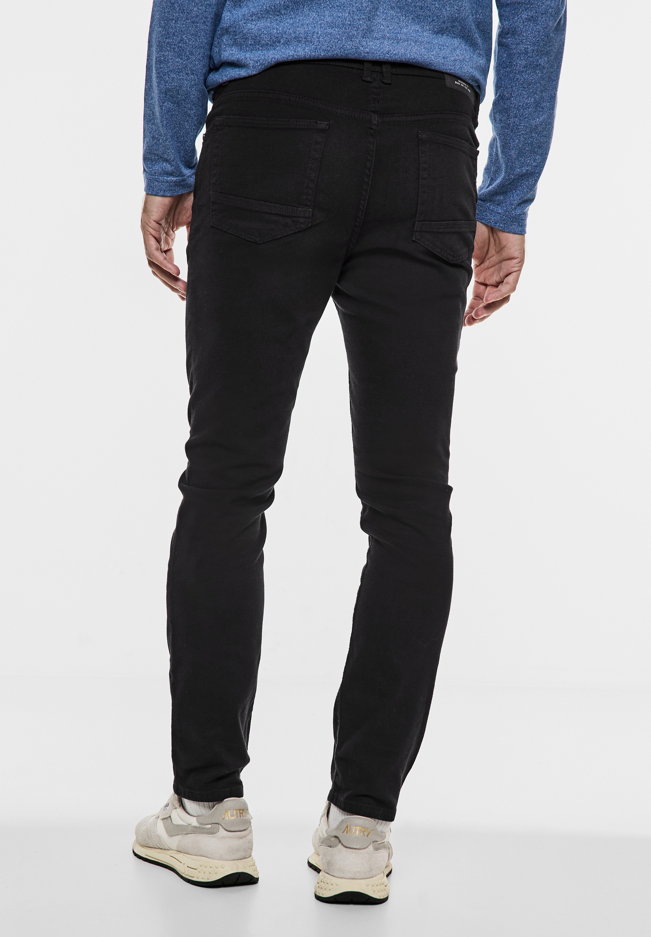 STREET ONE MEN 5-Pocket-Hose, aus Baumwolle mit Stretchanteil