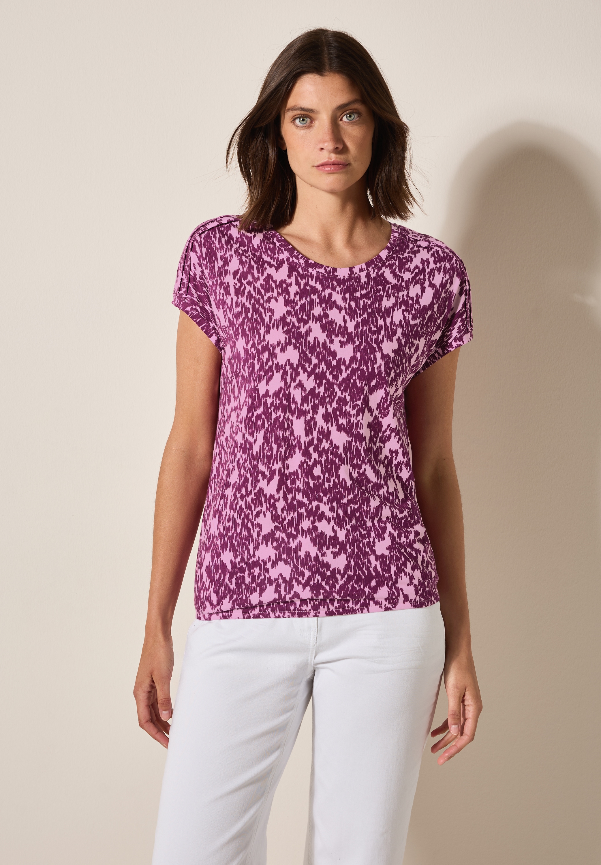 Cecil T-Shirt, mit All-Over Print günstig online kaufen