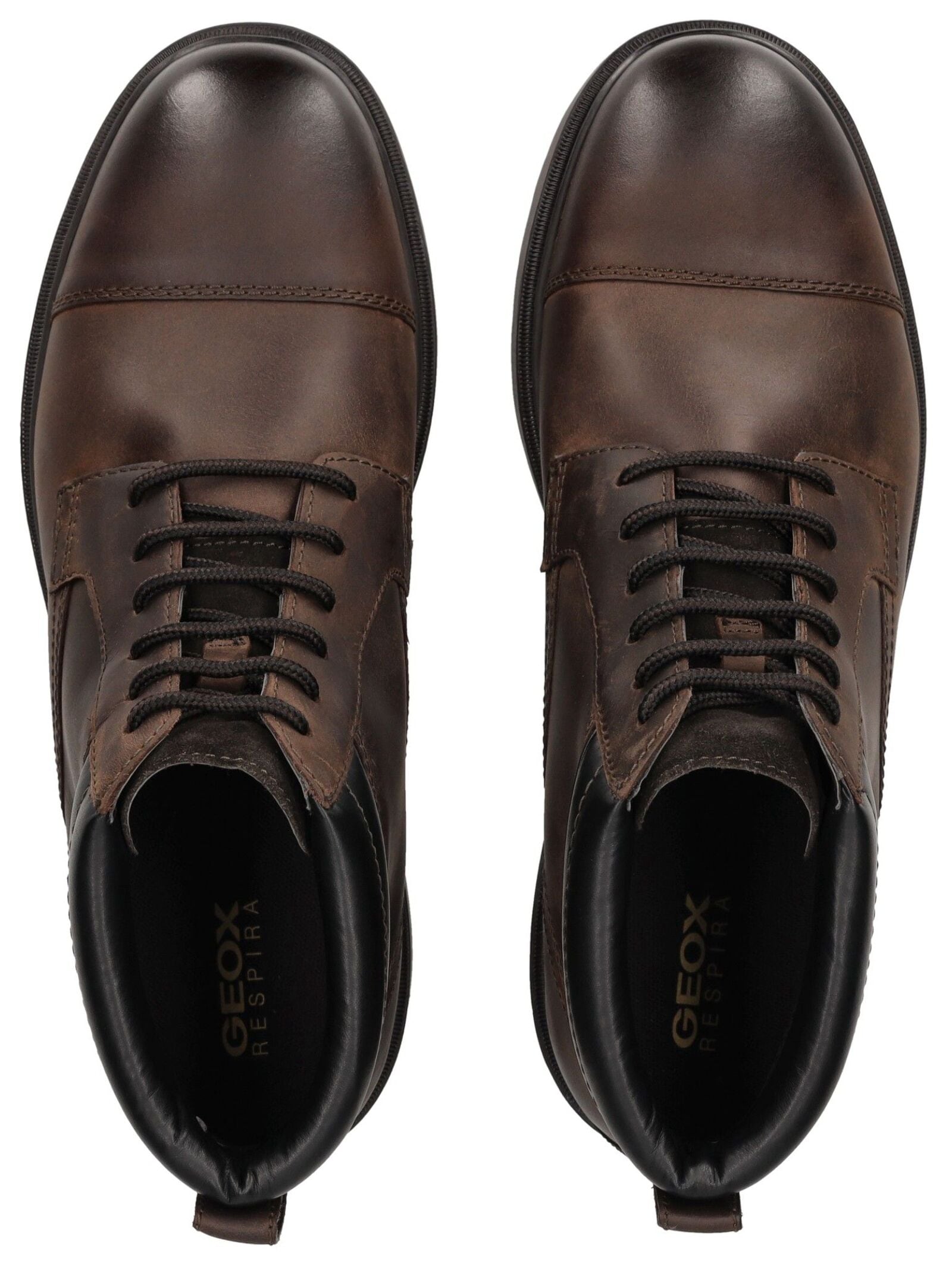 Geox Schnürstiefelette »Geox Stiefelette Leder/Synthetik«