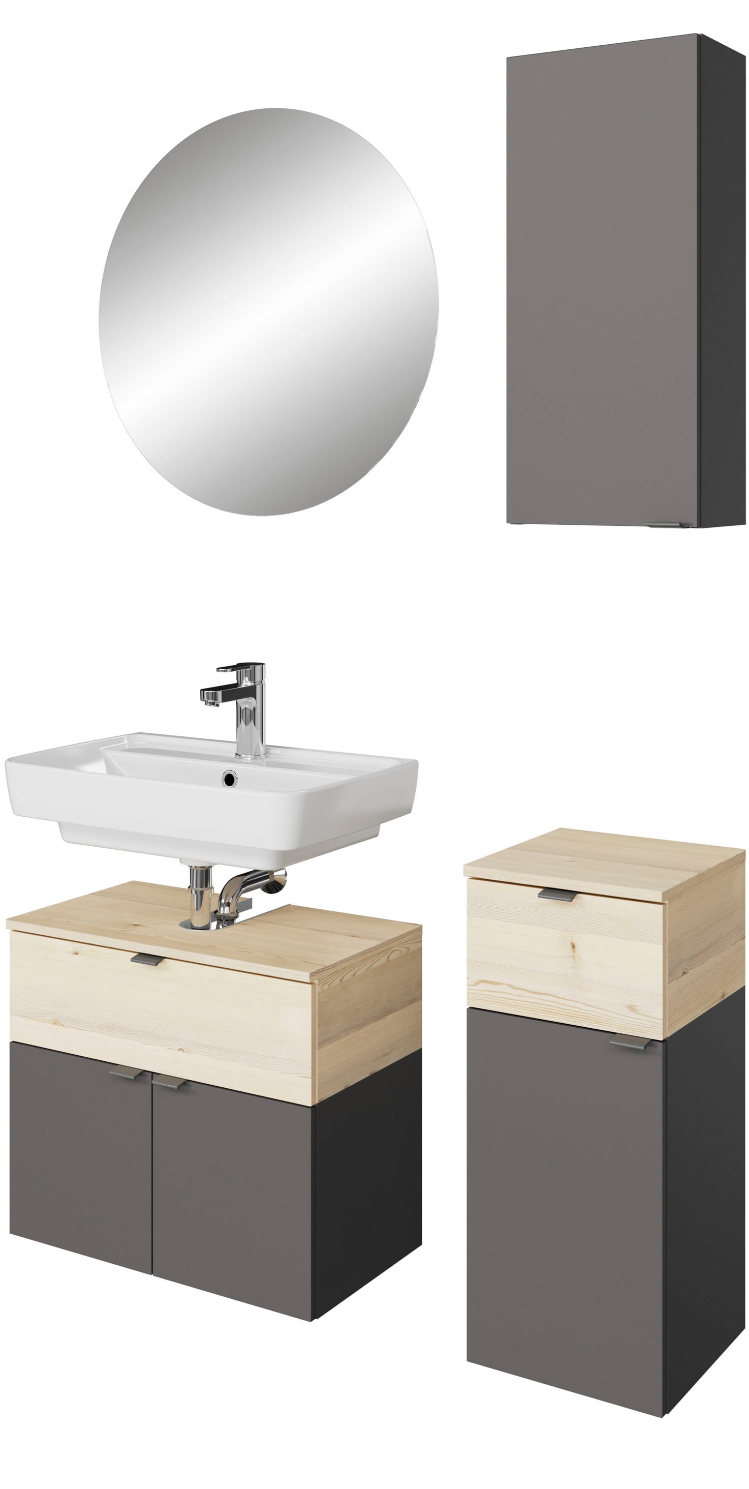 Saphir Badmöbel-Set "Quickset 394" Komplett-Set, 4 Stk. tlg. günstig online kaufen