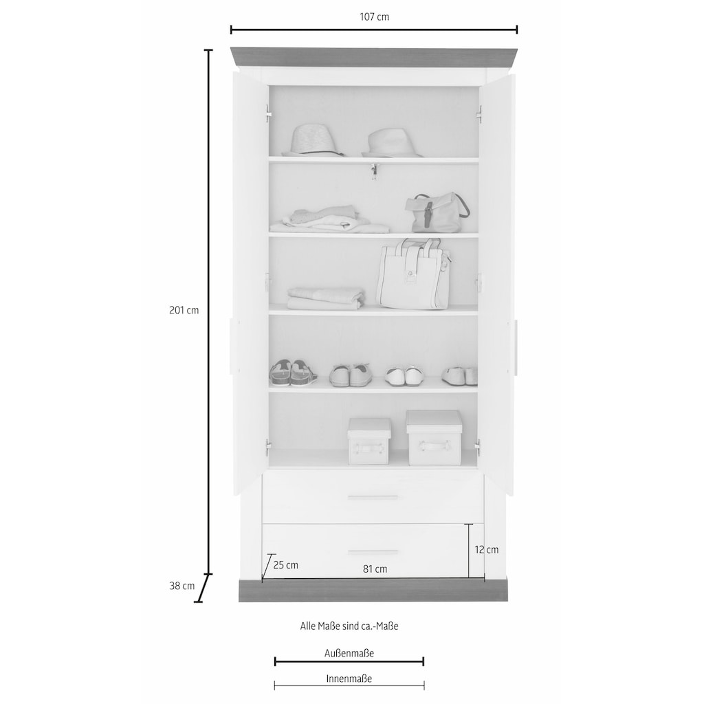 Home affaire Garderobenschrank »Siena«