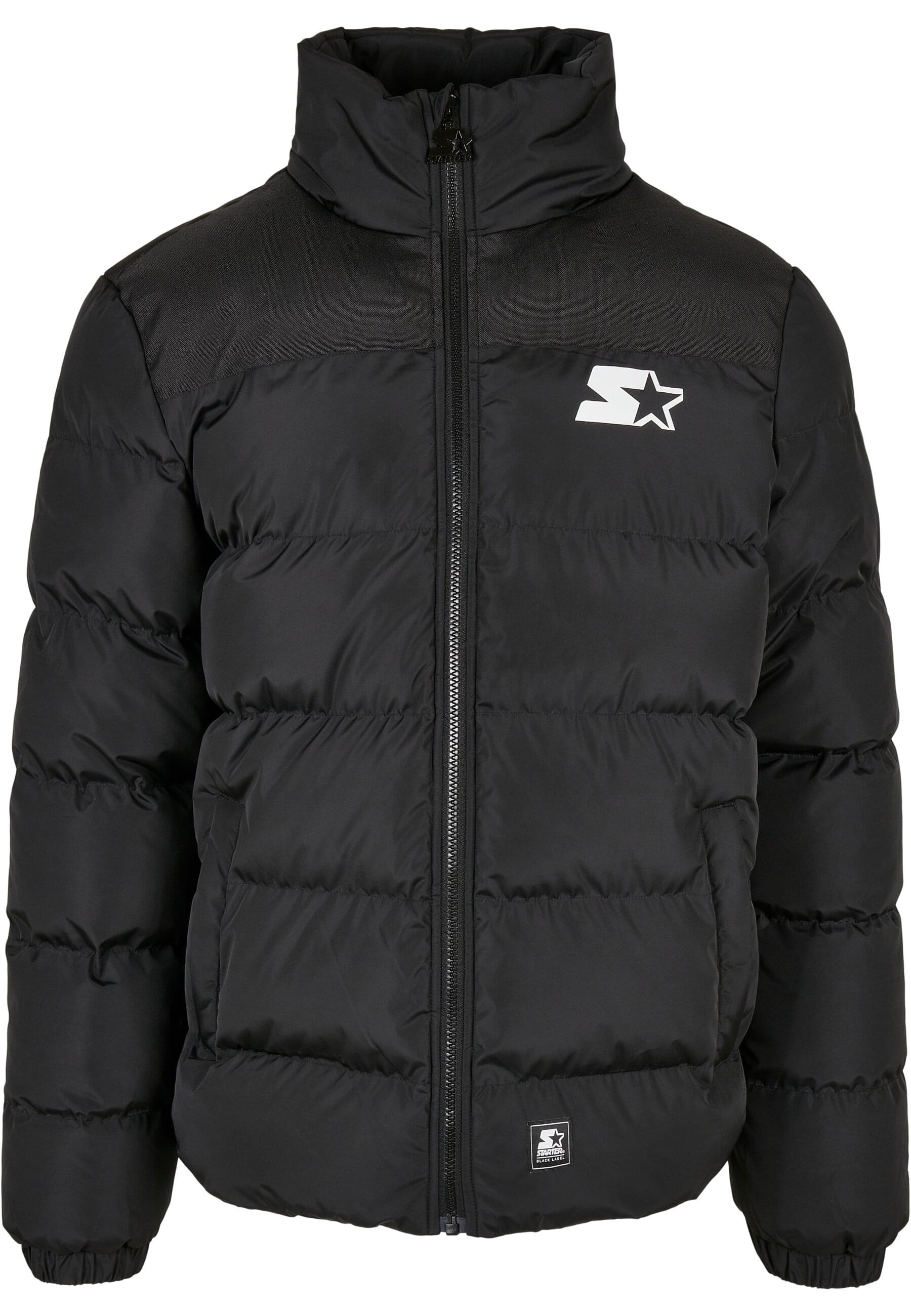 Starter Black Label Winterjacke "Starter Black Label Herren Starter Logo Puffer Jacket", (1 St.), ohne Kapuze