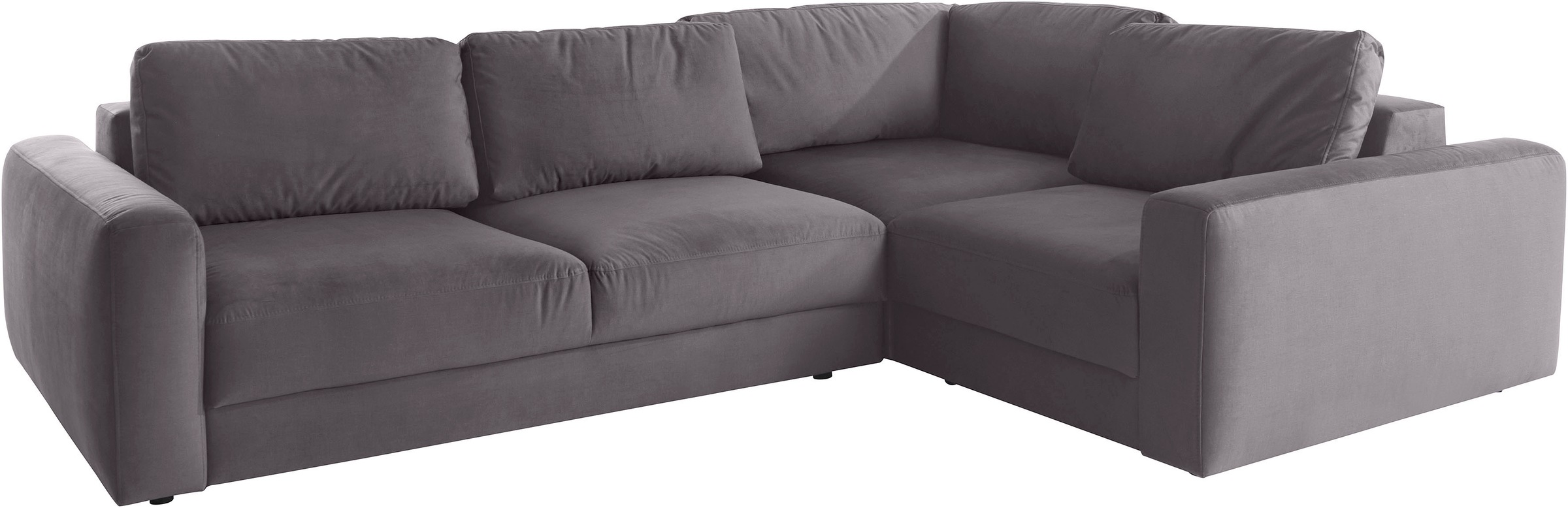 Places of Style Ecksofa »Bloomfield, L-Form«, extra tiefe Sitzfläche, wahlweise mit Sitztiefenverstellung
