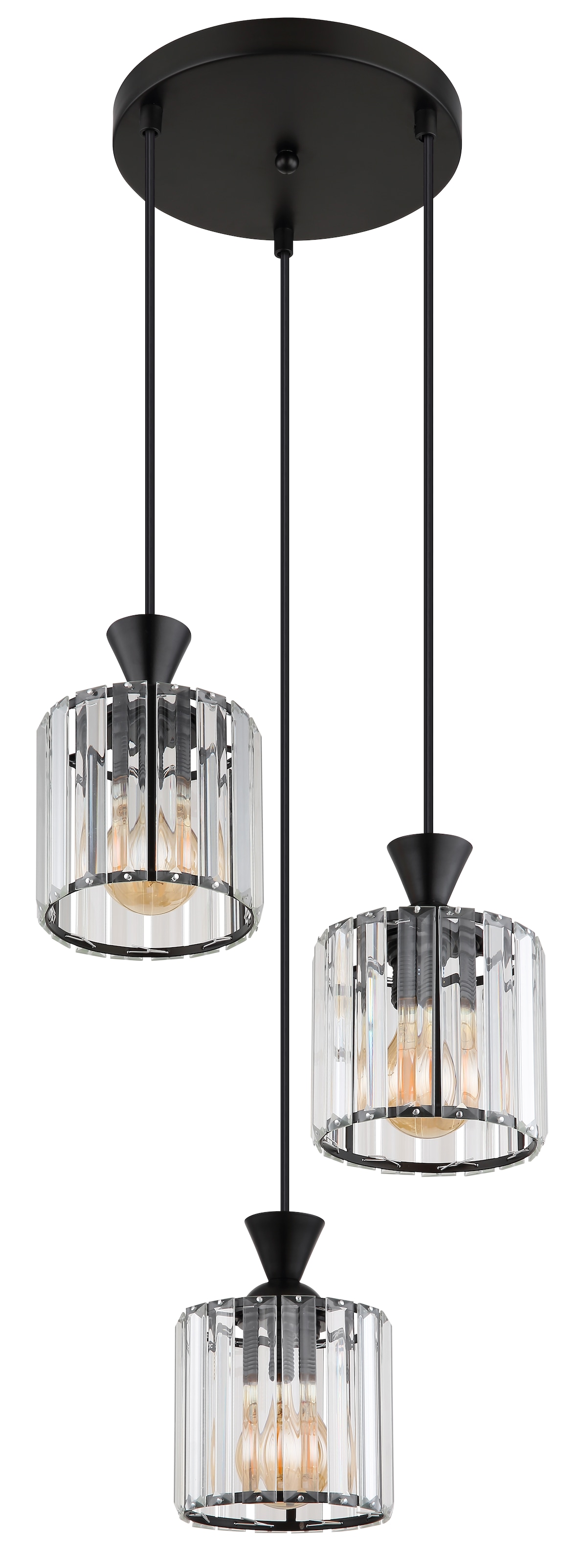 GLOBO LIGHTING Hängeleuchte »JORDANA«, Leuchtmittel E27 | ohne Leuchtmittel, Hängelampe/Pendelleuchte/Esszimmer/Wohnzimmer/Esstisch