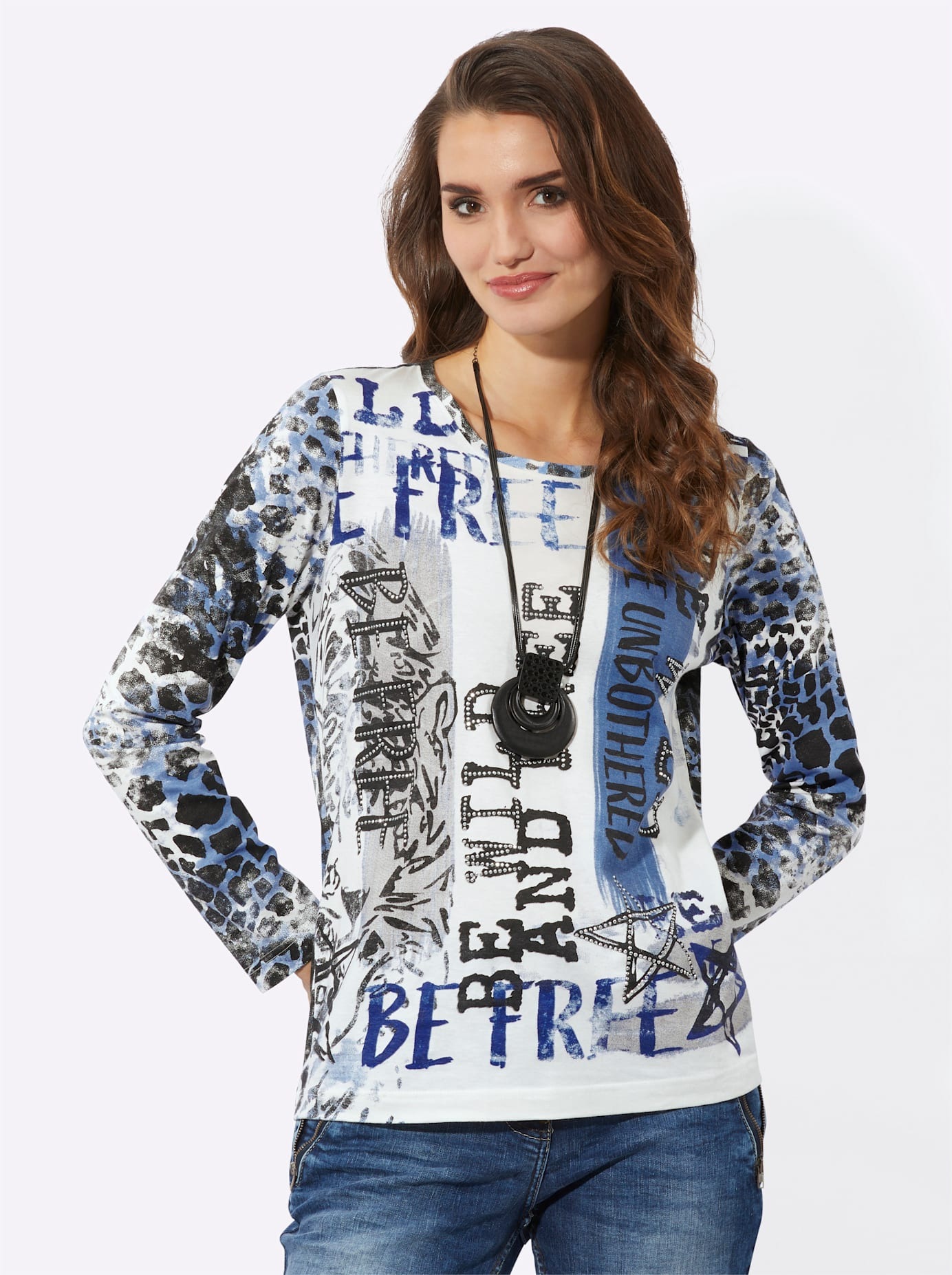 Inspirationen Print-Shirt "Print-Shirt", (1 tlg.) günstig online kaufen