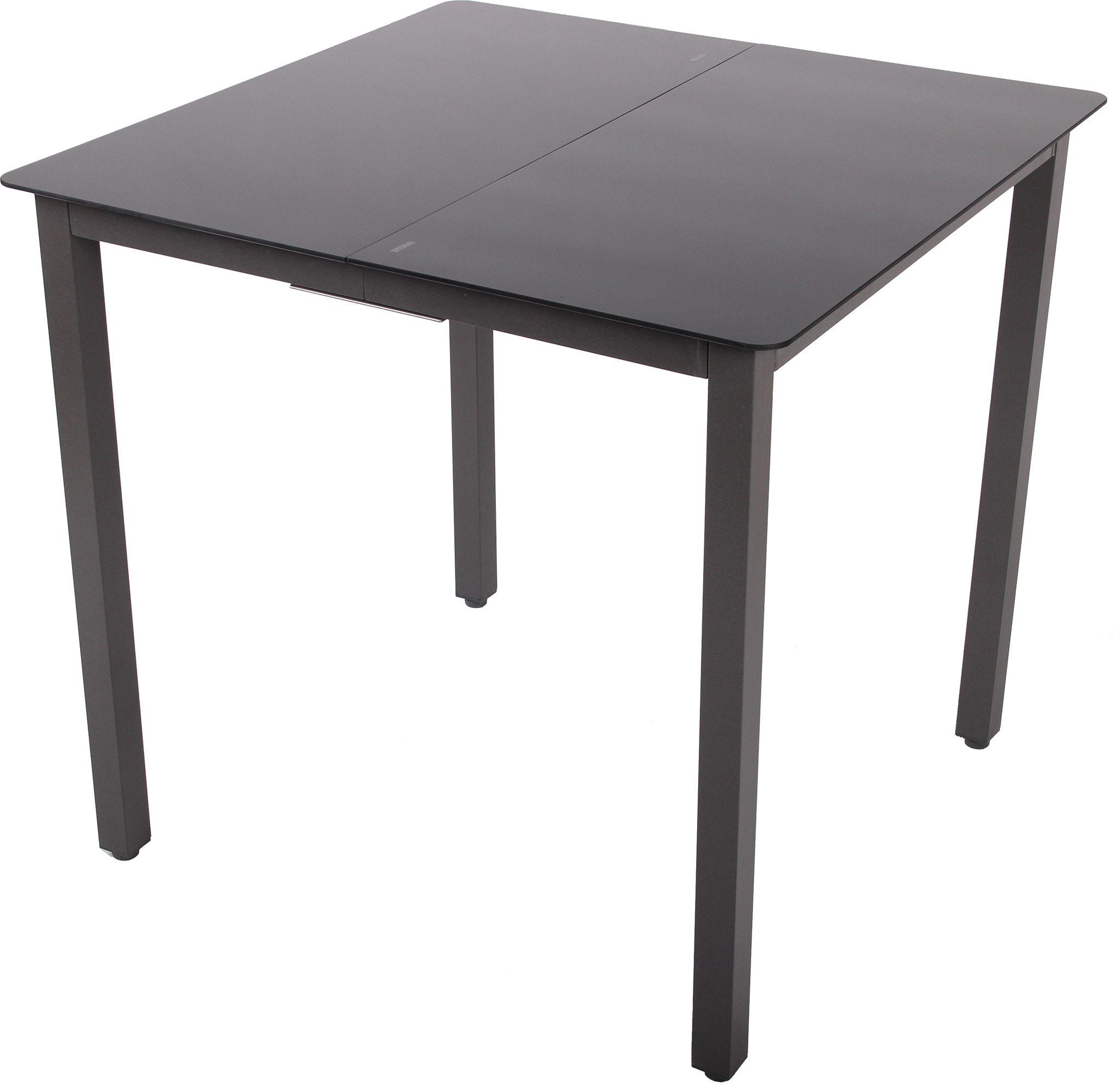 VCM Garten-Essgruppe »VCM 5-tlg Gartenmöbel Set | Sitzgruppe Essgruppe | 1xTisch, 4x Stühle | Tisch Maße ca. H. 76 x B. 80 x T. 80 cm | Garten Set ¿ Stühle 80 SW«, (5 tlg., SW)