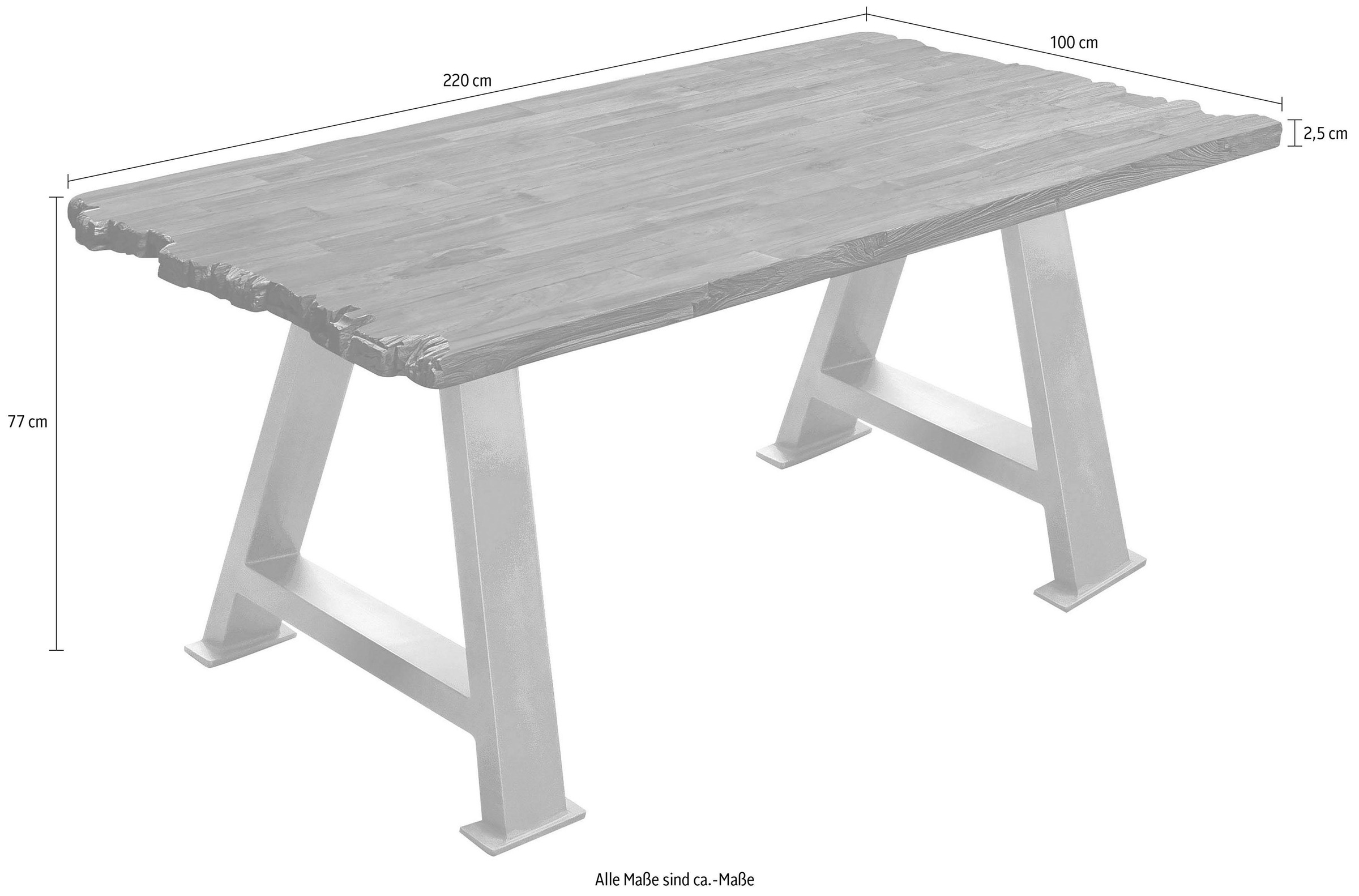 SIT Esstisch »Tops&Tables«, aus recyceltem Altholz