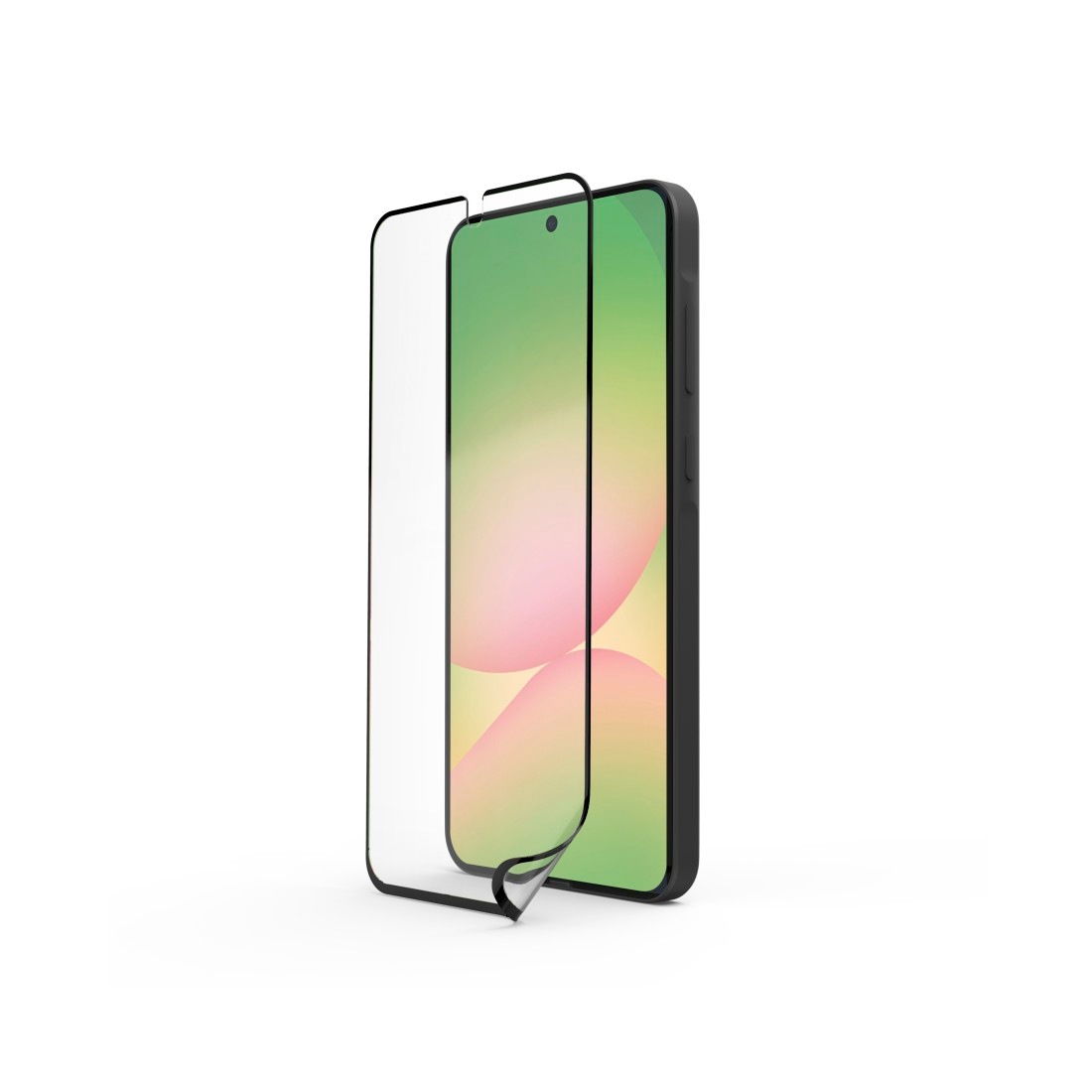 HAMA Displayschutzfolie "Displayschutz für Galaxy A56 5G (Panzerglasfolie, D3O, Montagehilfe)"transparent, Displayfolien