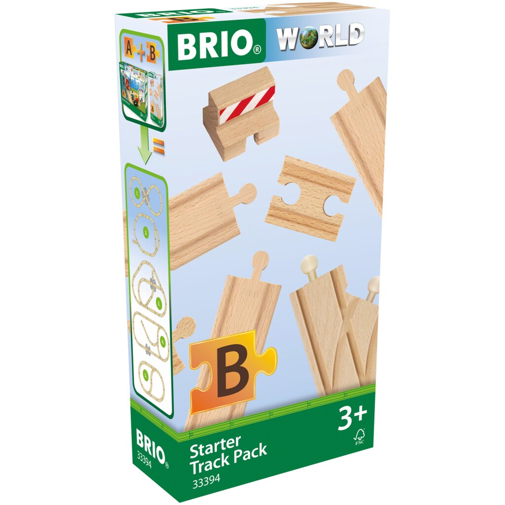 BRIO® Gleise-Set »Ergänzungsset, BRIO® WORLD, Schienen Starter Pack B«
