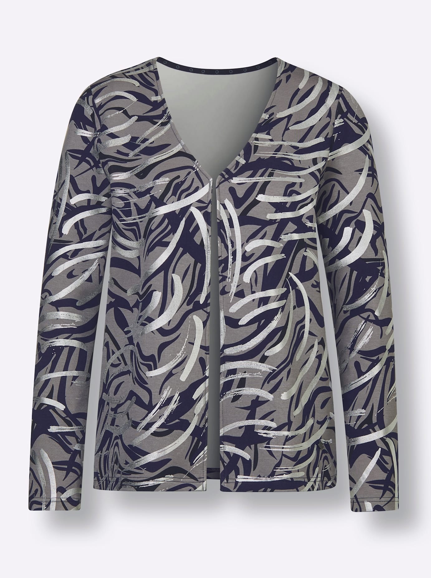 CREATION L PREMIUM Shirtjacke »Modal-Polyester-Shirtjacke«, (1 tlg.)