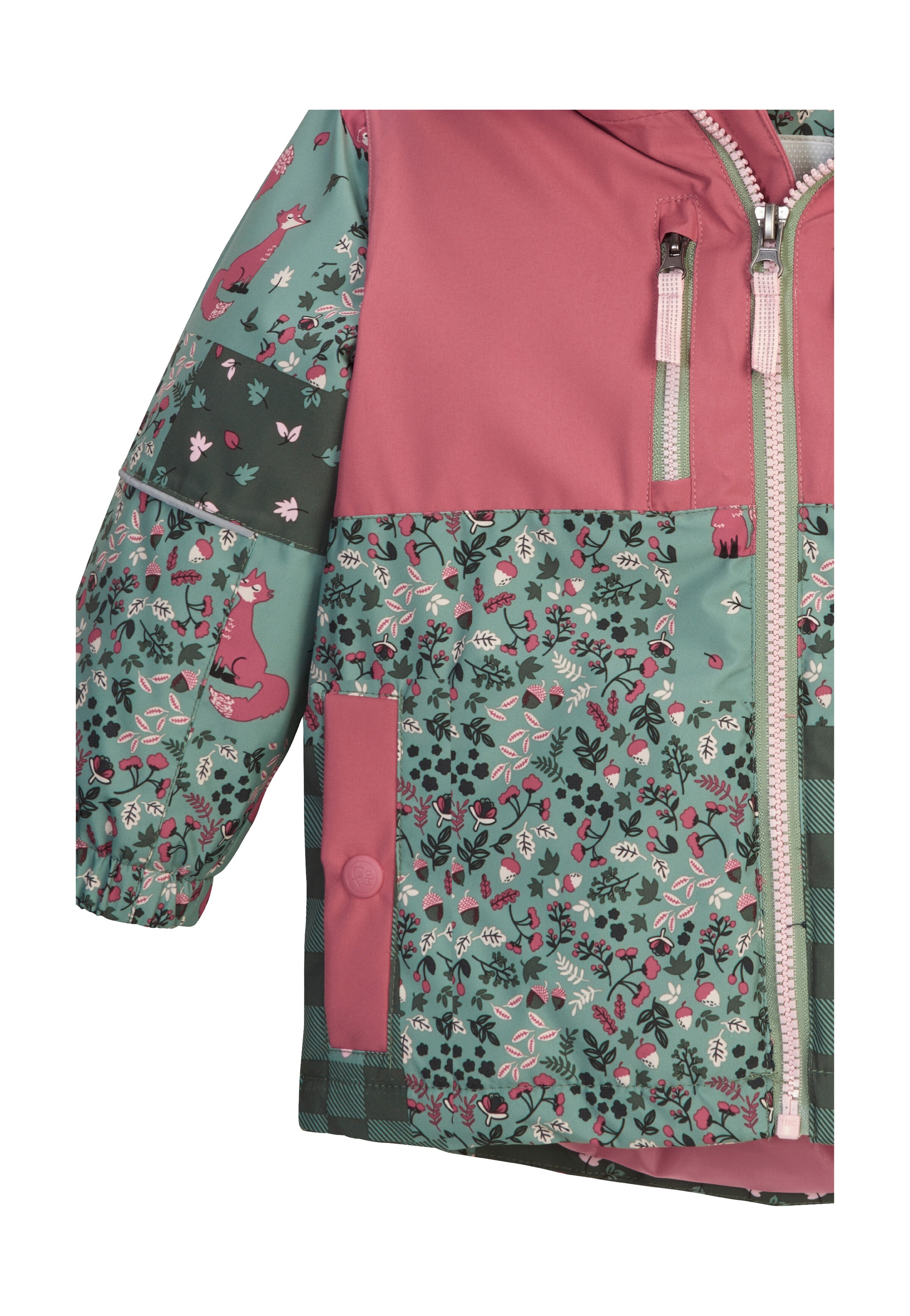 first instinct by killtec Skijacke »FISW 43 MNS SKI JCKT«, Wind- und wasserdichte Kinderjacke mit Fleecekapuze und Schneefang