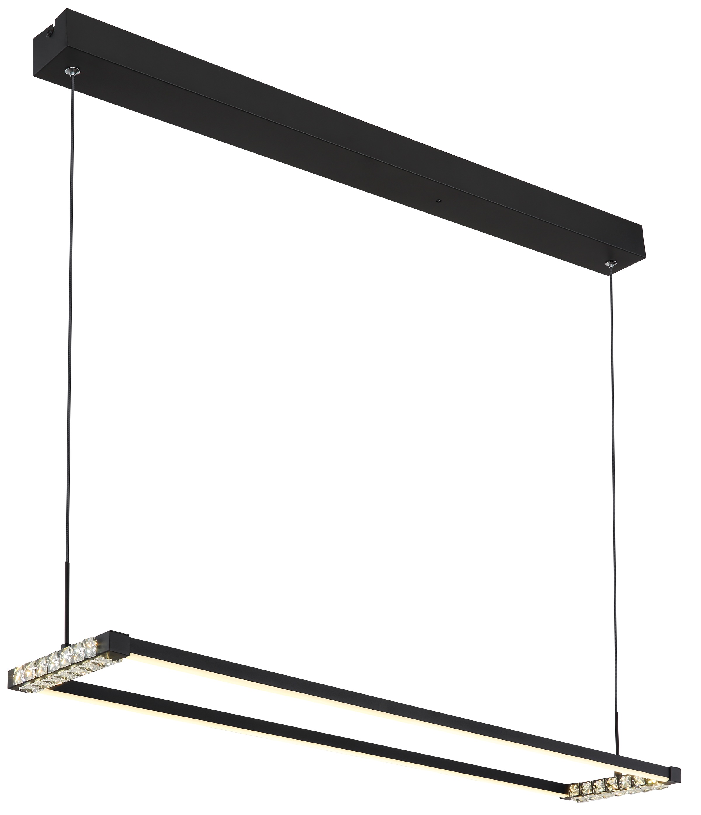 GLOBO LIGHTING LED Pendelleuchte »MARIELLA«, Leuchtmittel LED-Modul | LED fest integriert, Hängelampe/Hängeleuchte/Wohnzimmer/Esstisch/elegant