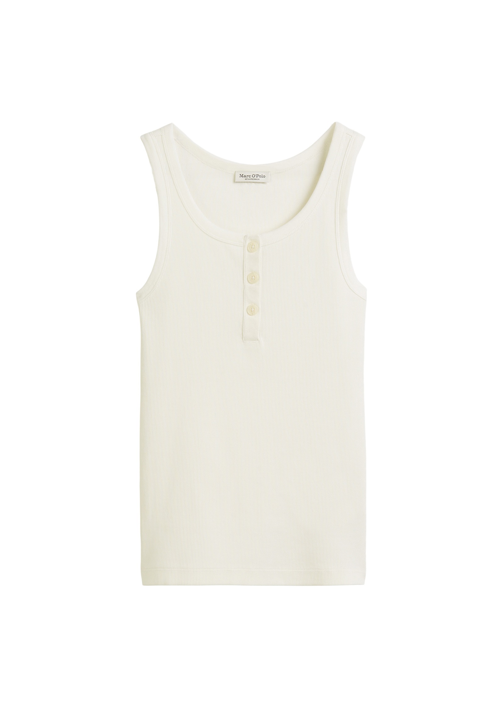 Marc O'Polo T-Shirt »aus elastischem Rippjersey«