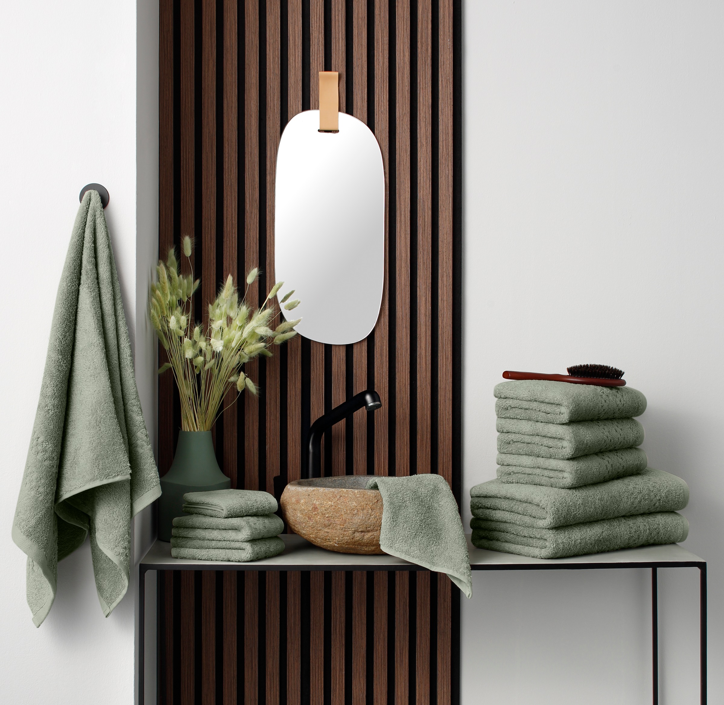 my home Handtuch Set "Regona, als 10 tlg Set und Serie, Premium Handtücher, günstig online kaufen