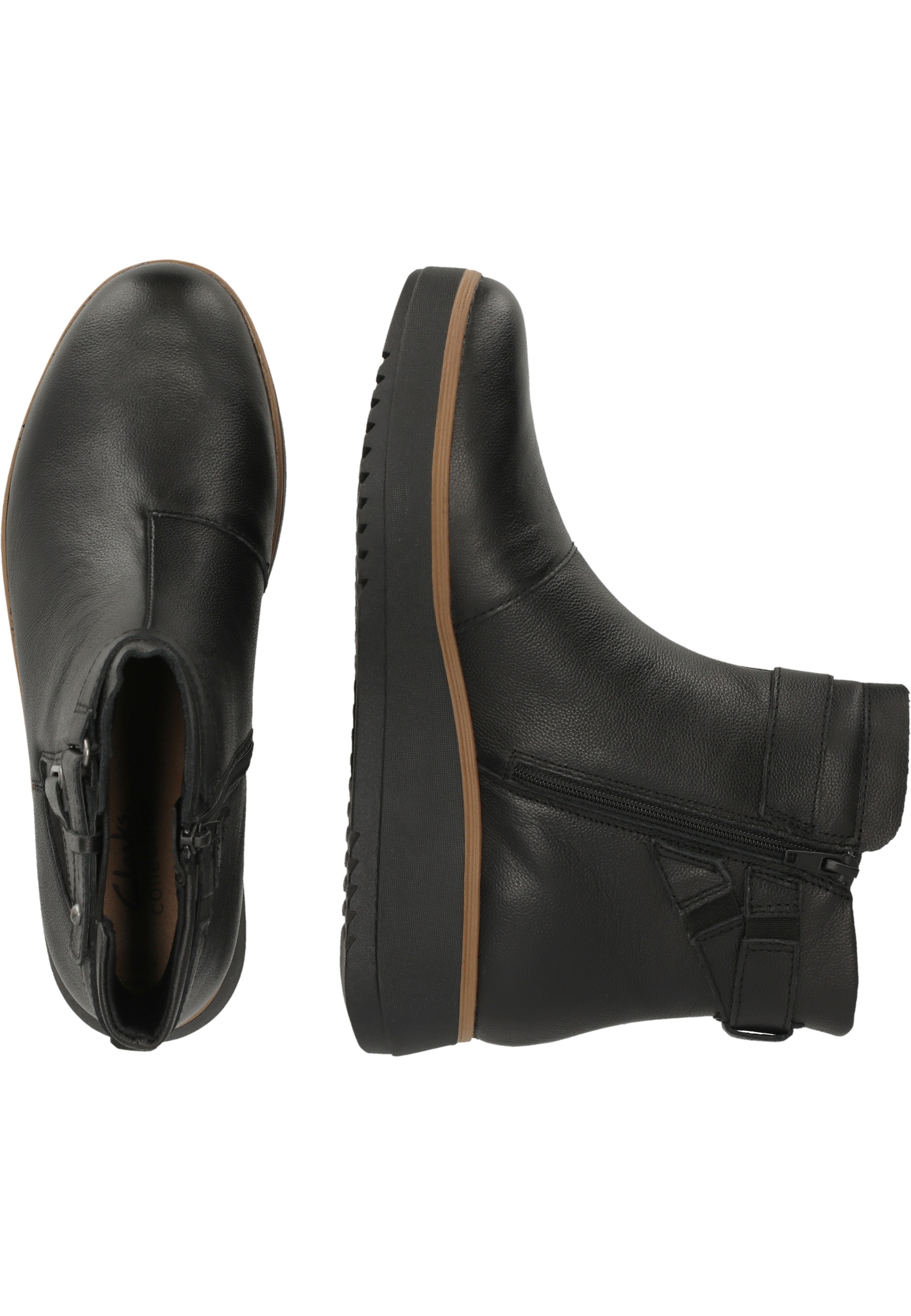 Clarks Stiefelette »Zylah Faye«, mit cleveren verstellbaren Details