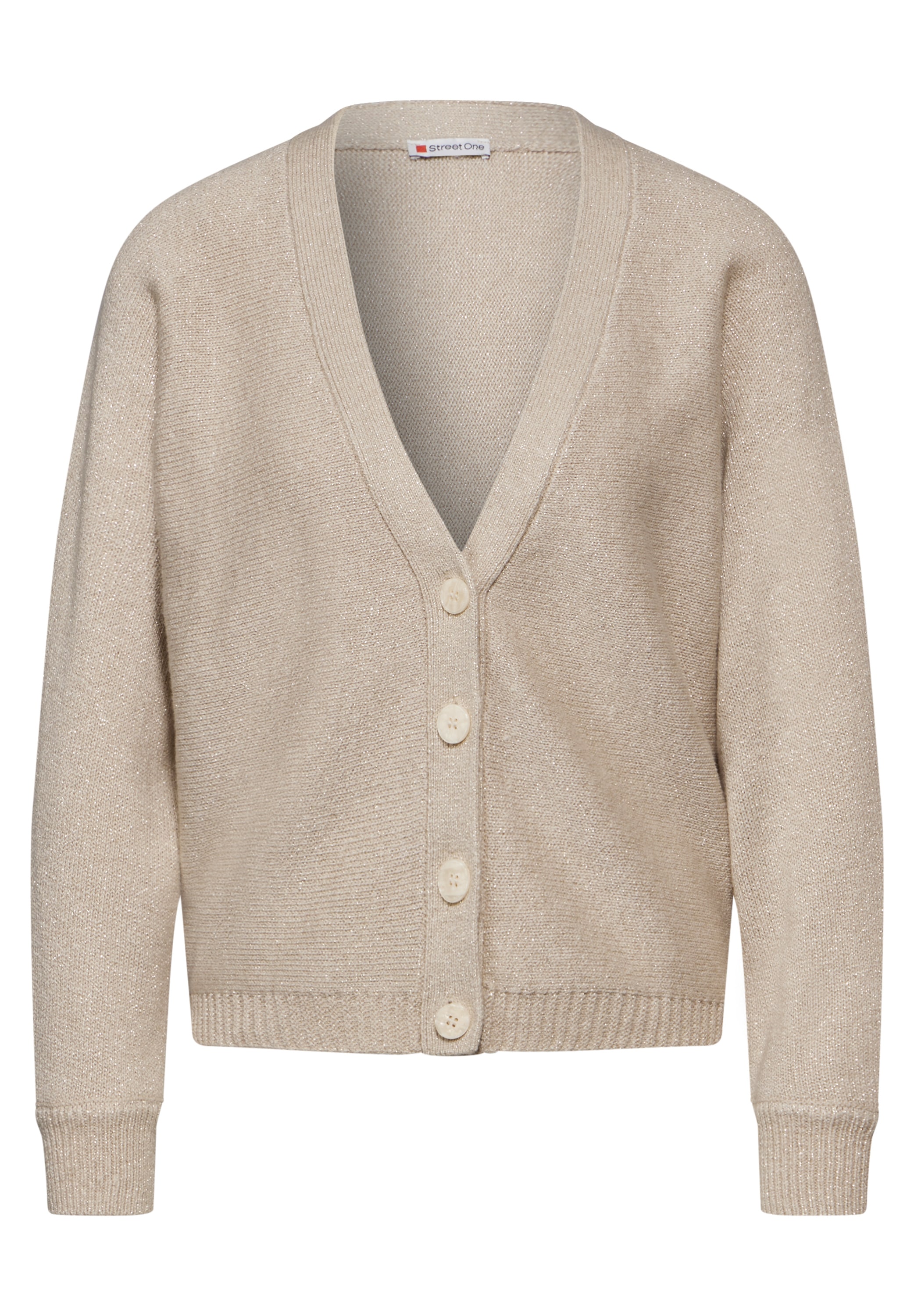 STREET ONE Cardigan, mit V-Ausschnitt