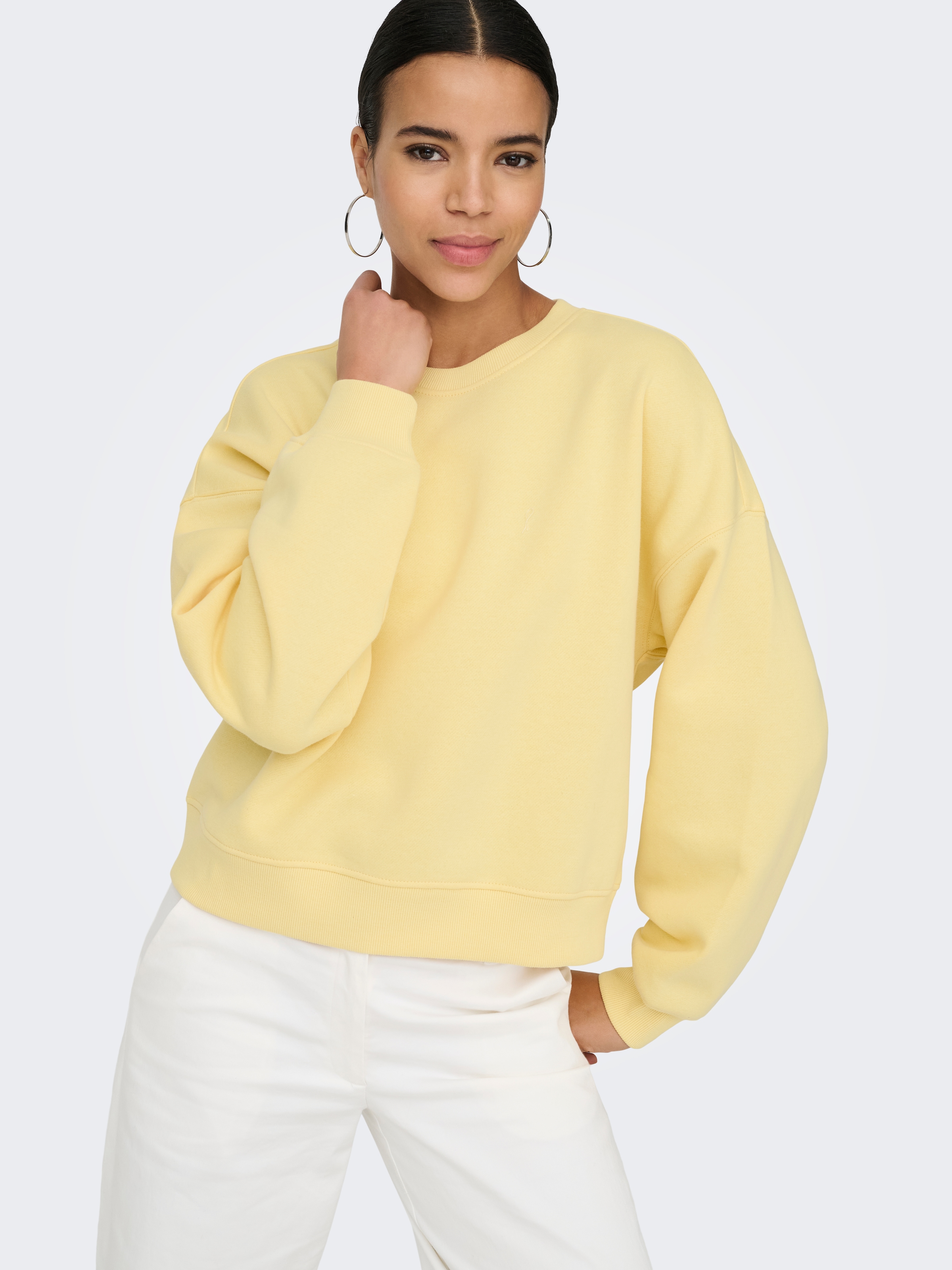 ONLY Sweatshirt "ONLBEST L/S CREW NECK SWT NOOS" günstig online kaufen