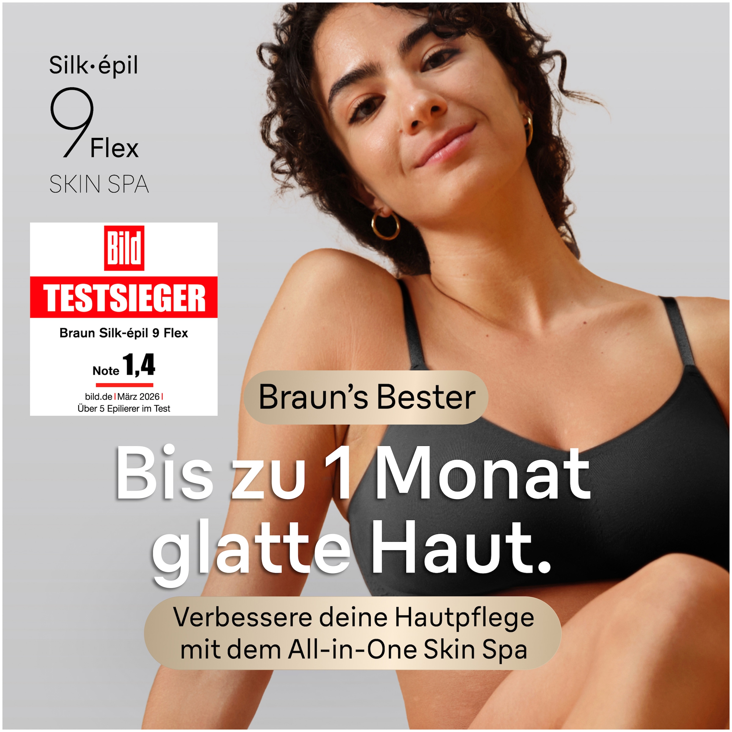Braun Epilierer »Silk-épil Flex SkinSpa 9 SES9-481 3D (Modell 2026) 9-681 (Modell 2025)« All-In-One Set, FaceSpa-Epilierer & Mini-Rasierer für das Gesicht