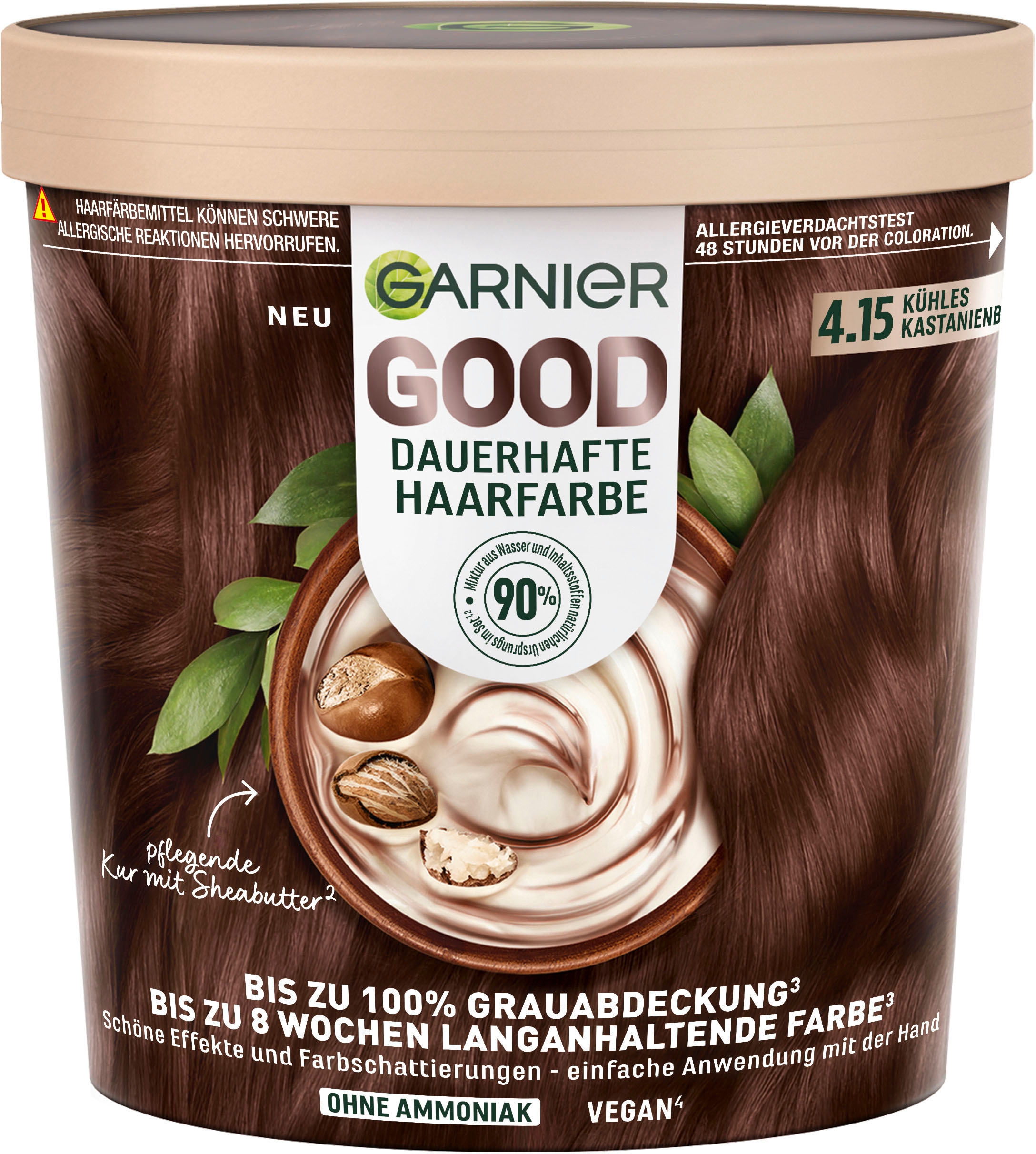 Coloration »Garnier GOOD Dauerhafte Haarfarbe«, mit pflegender Formel