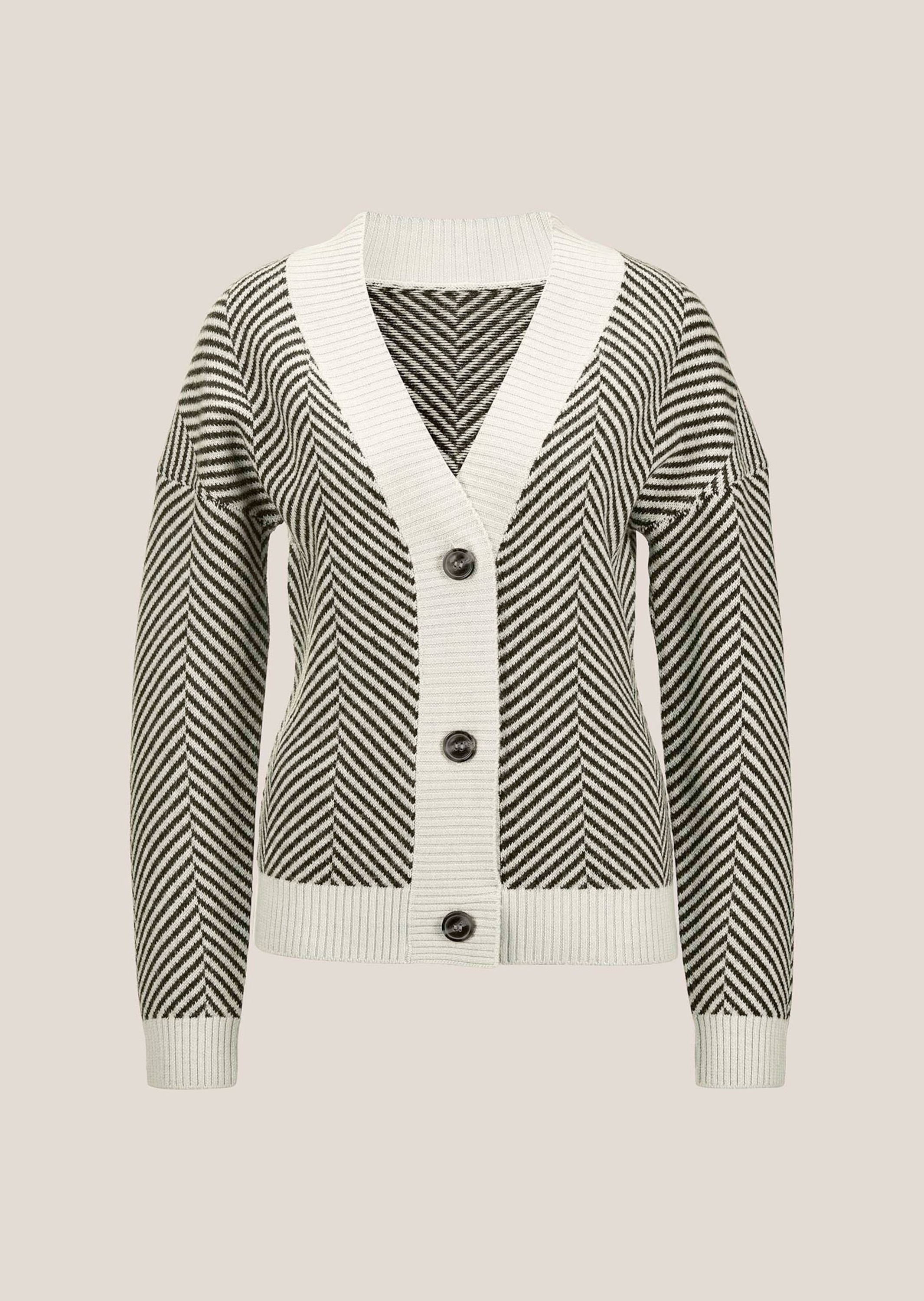 MADELEINE Strickjacke "Strickjacke Cardigan aus Schurwolle mit V-Ausschnitt günstig online kaufen