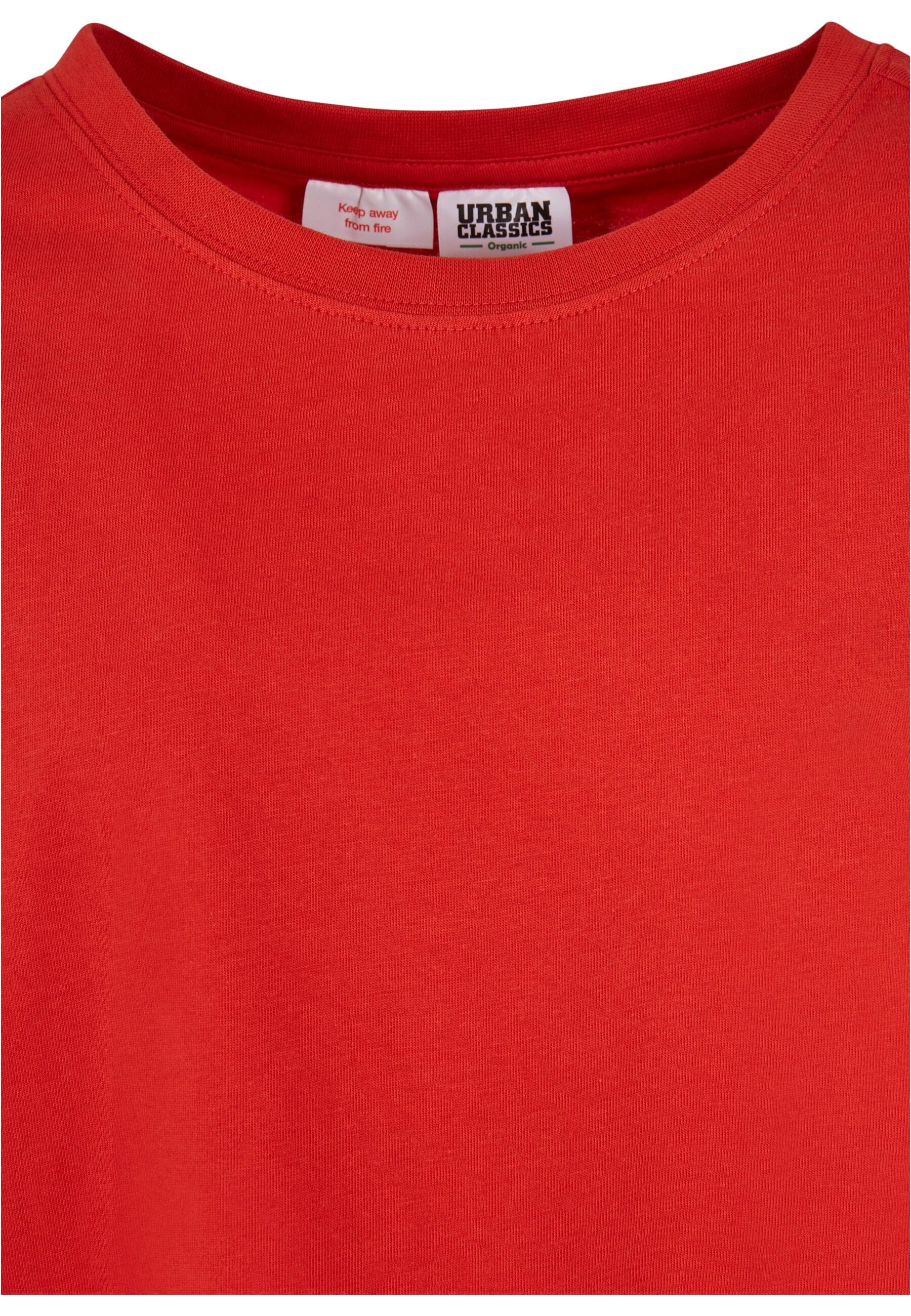 URBAN CLASSICS T-Shirt »Urban Classics Damen Girls Organic Extended Shoulder Tee«, (1 tlg.)