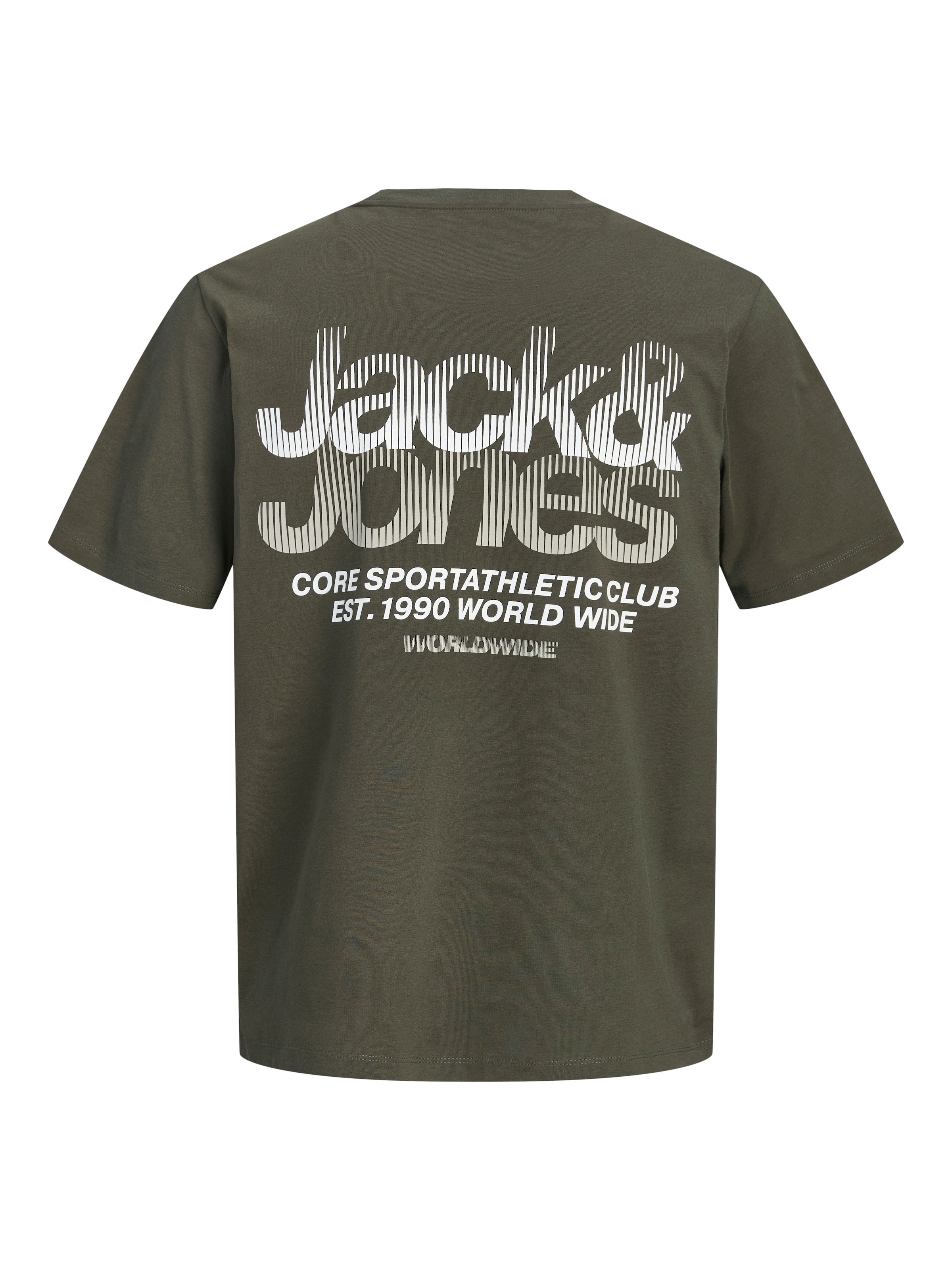 Jack & Jones T-Shirt »JCOECHO GRAPHIC BACK PRINT SS TEE CN FST« Baumwolle, regular fit
