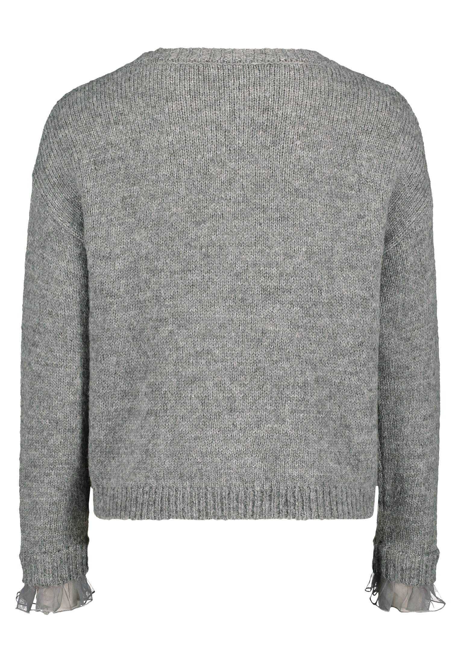 Cartoon Strickjacke »Cartoon Strick-Cardigan mit Knopfleiste«, Rüschen