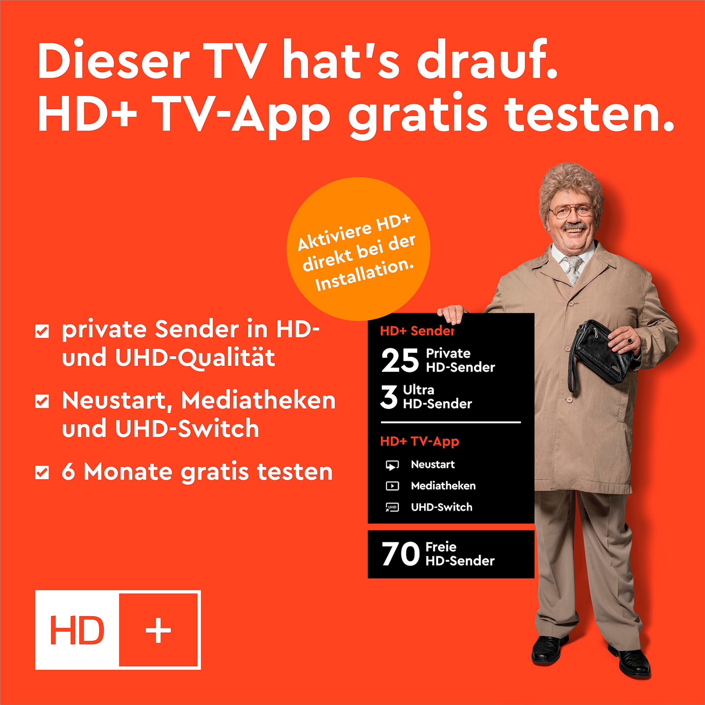 JVC LED-Fernseher »LT-40VF5355W«, Smart-TV