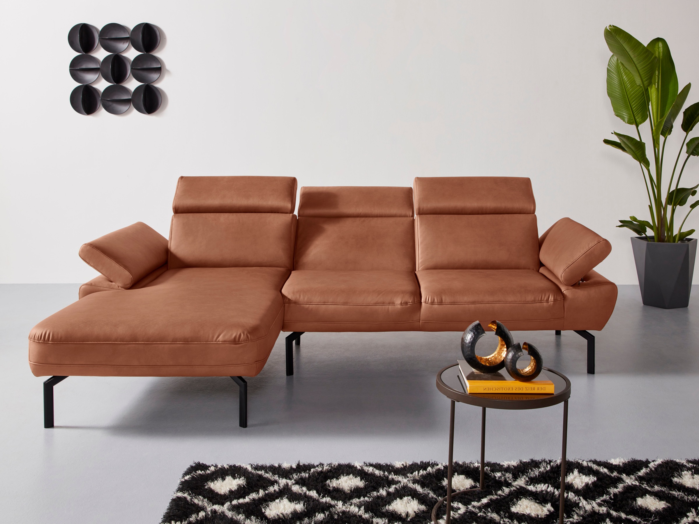 Places of Style Ecksofa »Trapino Luxus«, wahlweise mit Rückenverstellung,... kaufen