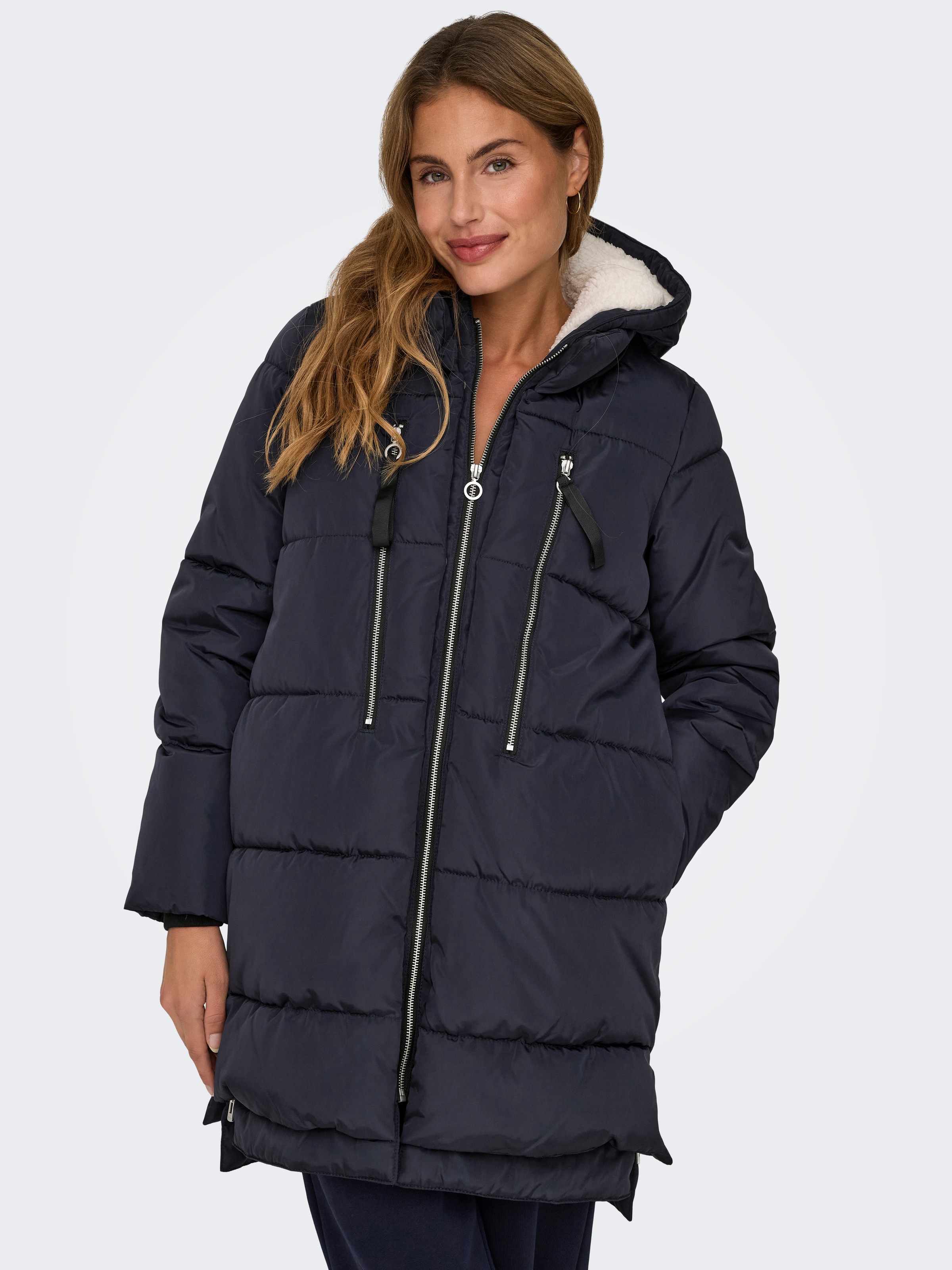 ONLY Steppmantel "ONLNEWNORA LONG PUFFER COAT LIFE CC OTW" günstig online kaufen
