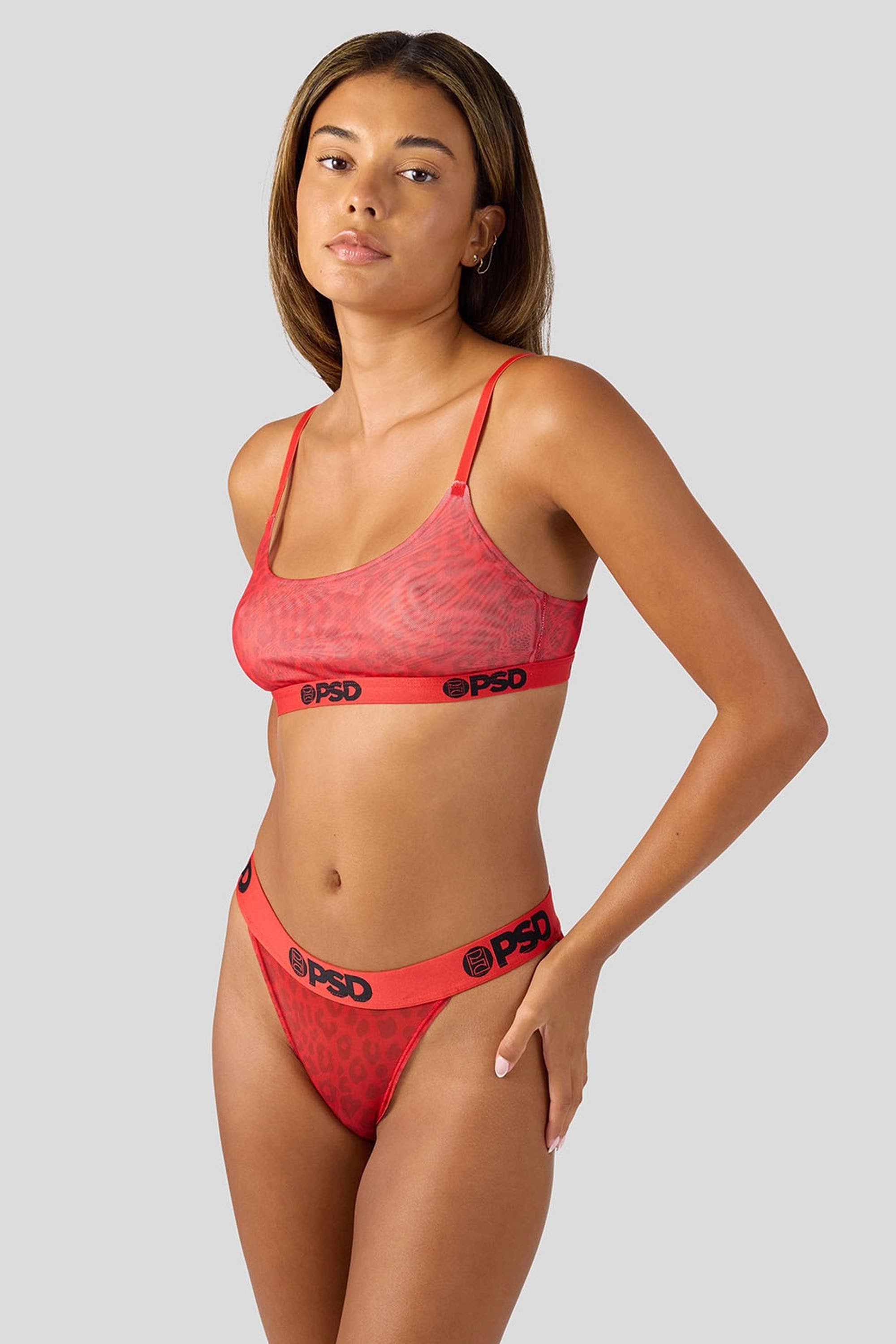 PSD Underwear Bralette-BH »LEO MESH SBL Damen«